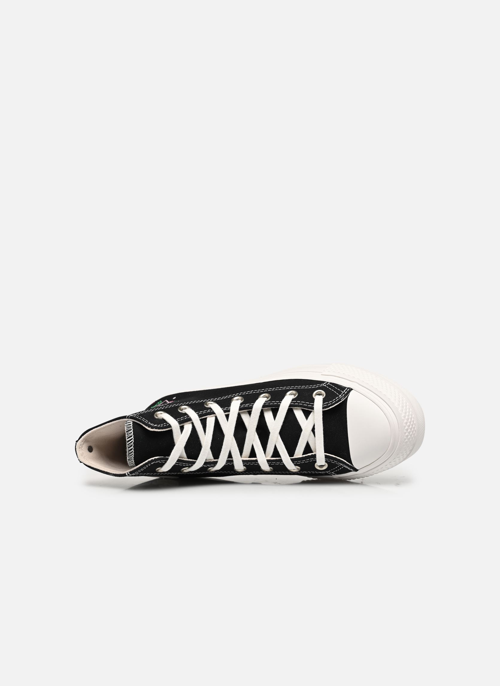 Sneakers di tela Chuck Taylor All Star Lift Hi donna nero Converse Sneakers di tela Chuck Taylor All Star Lift Hi donna nero BLACK/WINTAGE WHITE