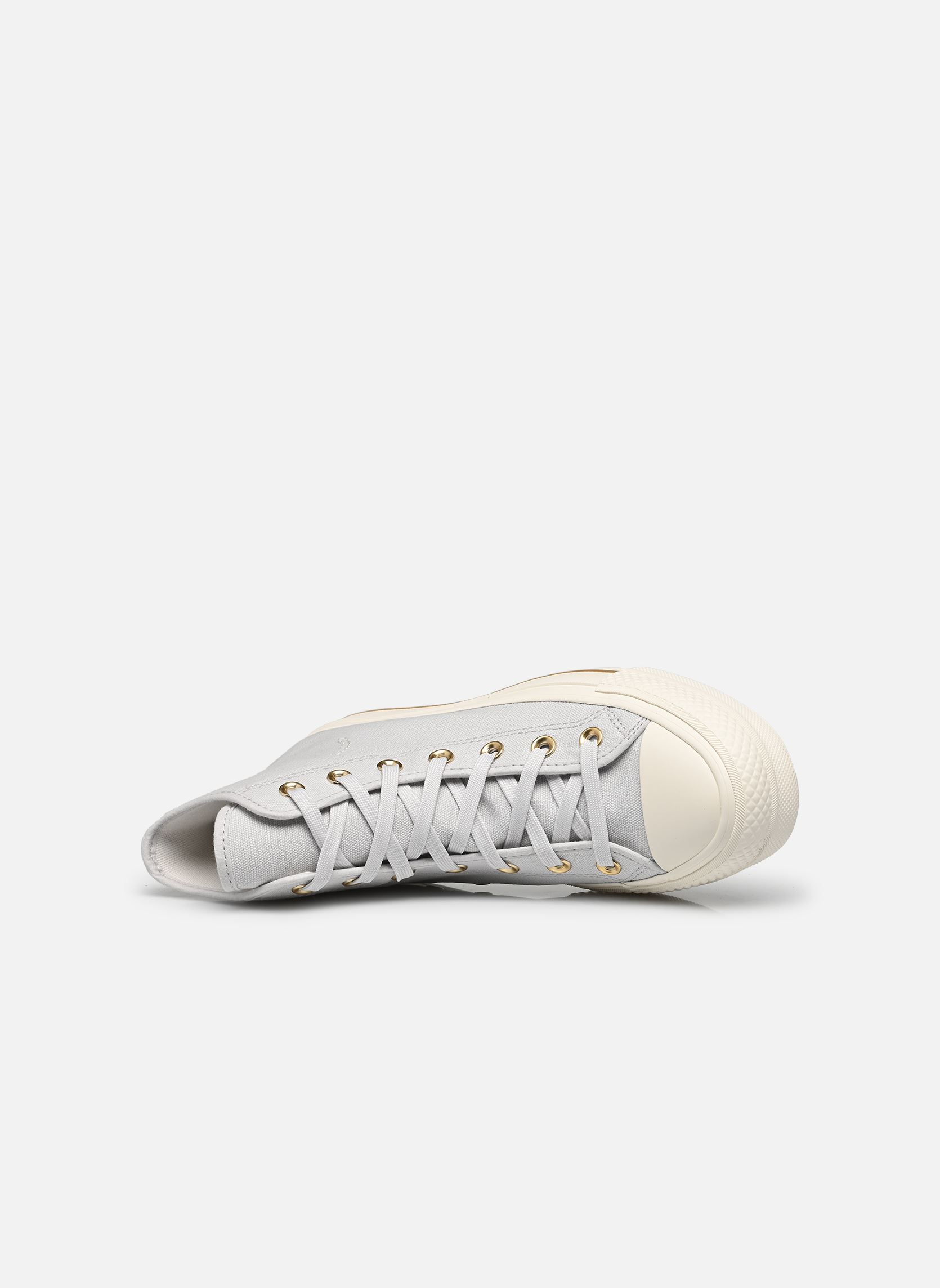 Sneakers di tela Chuck Taylor All Star Lift Hi donna grigio Converse Sneakers di tela Chuck Taylor All Star Lift Hi donna grigio BARELY GREY/EGRET/GOLD