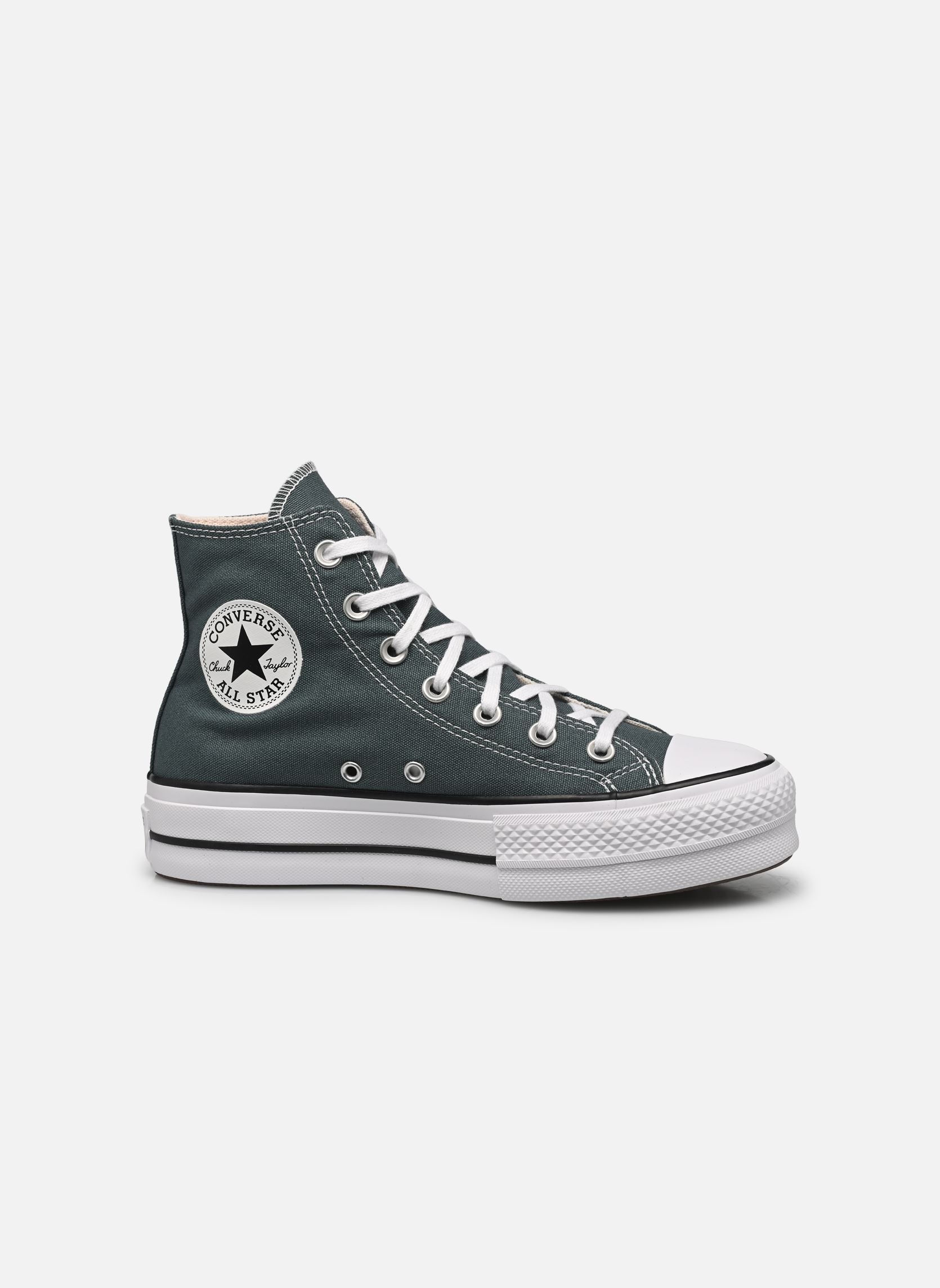 Sneakers di tela Chuck Taylor All Star Lift Hi donna grigio Converse Sneakers di tela Chuck Taylor All Star Lift Hi donna grigio TRUE NATURE/NATURAL IVORY