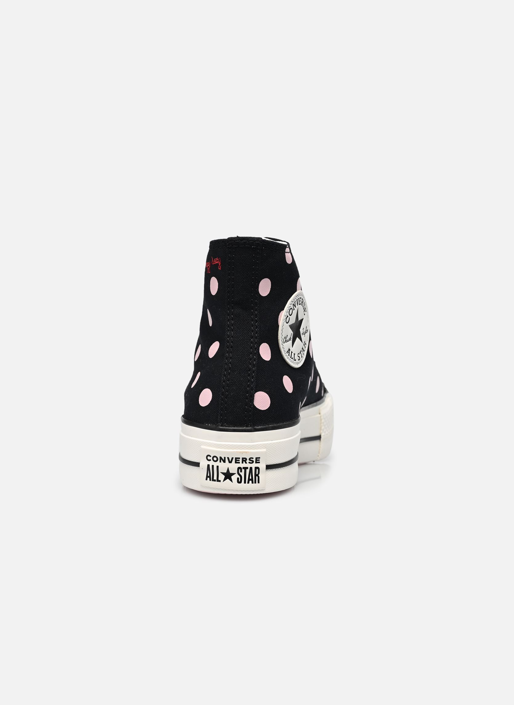 Baskets toile Chuck Taylor All Star Lift Hi femme noir Converse Baskets toile Chuck Taylor All Star Lift Hi femme noir BLACK/SUMMIT PINK/EGRET
