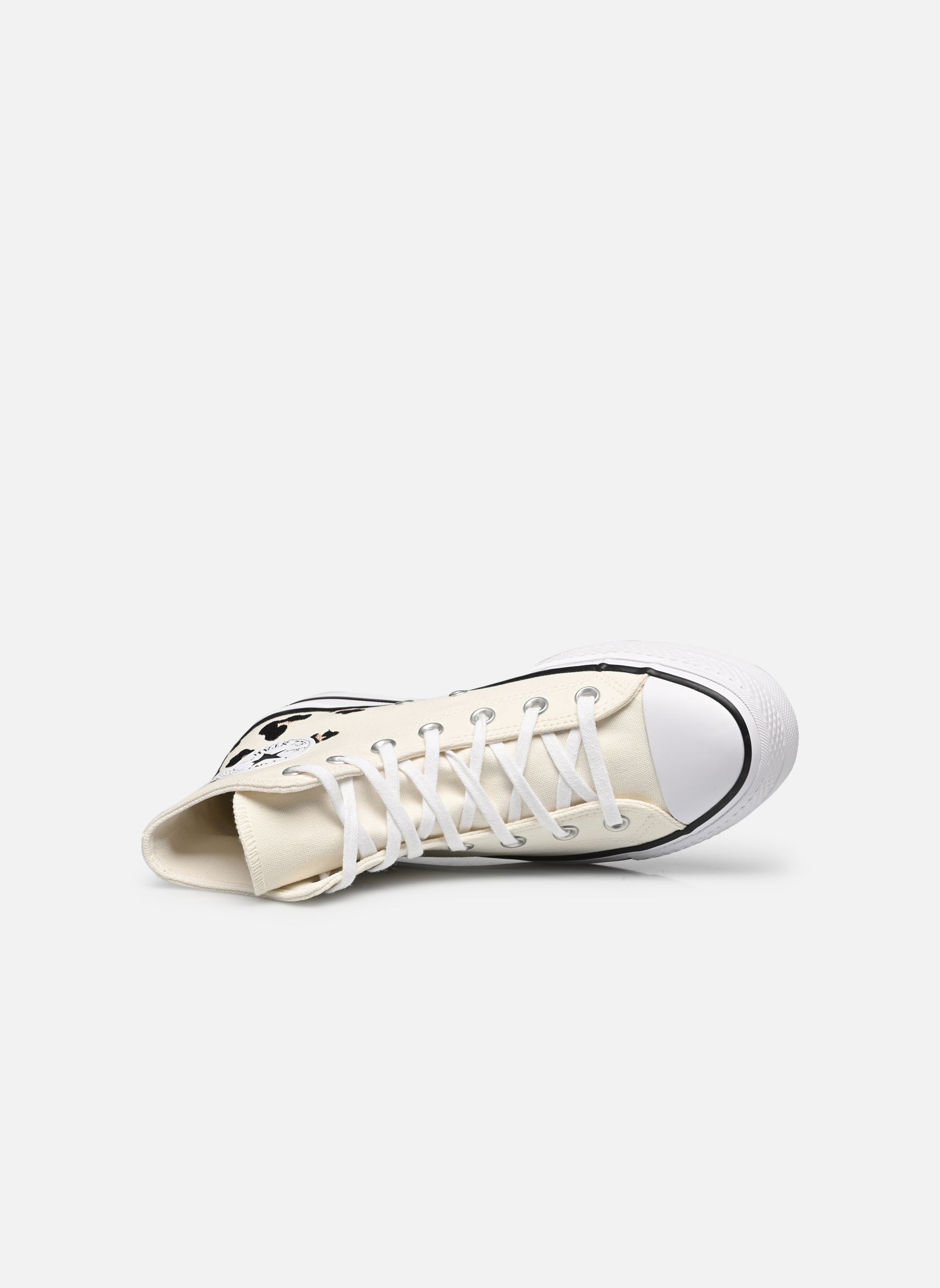 Baskets toile Chuck Taylor All Star Lift Hi femme blanc Converse Baskets toile Chuck Taylor All Star Lift Hi femme blanc EGRET/COASTAL DUNE/BLACK