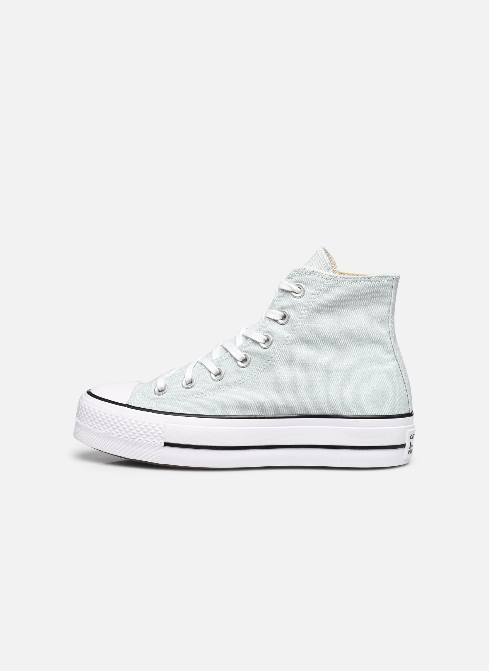 Print sneakers Chuck Taylor All Star Lift Hi dames blauw Converse Print sneakers Chuck Taylor All Star Lift Hi dames blauw YOU DEW YOU/WHITE/BLACK
