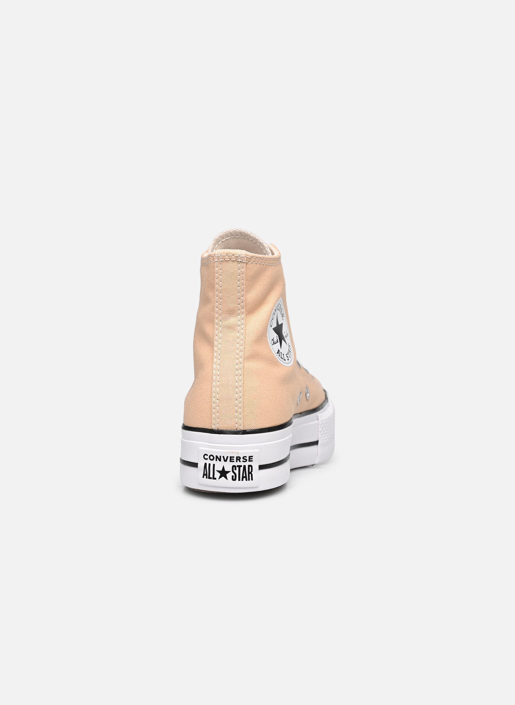 Leinen-Sneaker Chuck Taylor All Star Lift Hi damen beige Converse Leinen-Sneaker Chuck Taylor All Star Lift Hi damen beige COASTAL DUNE /WHITE/BLACK