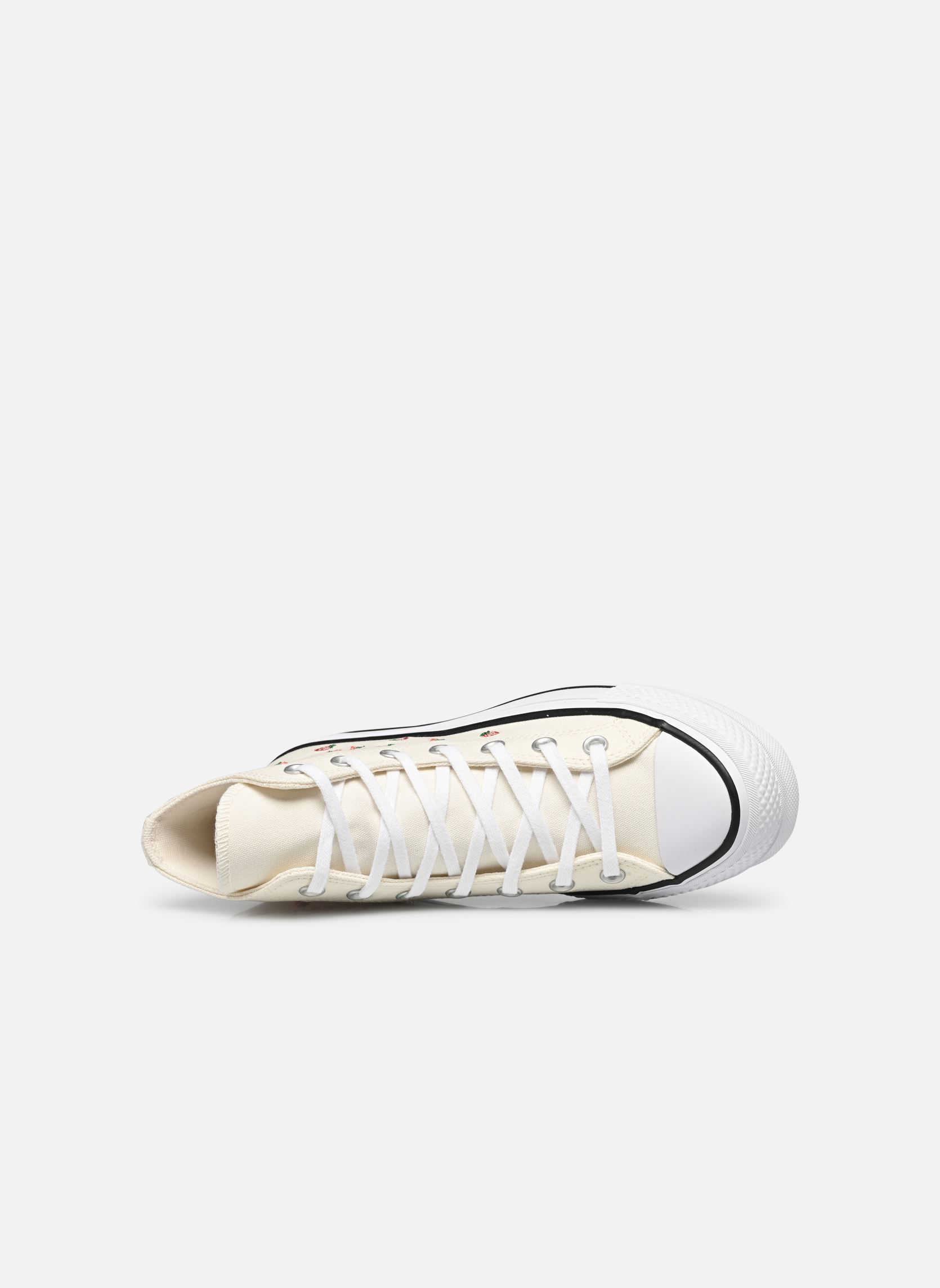 Print sneakers Chuck Taylor All Star Lift Hi dames wit Converse Print sneakers Chuck Taylor All Star Lift Hi dames wit EGRET/SOFT RED/WHITE