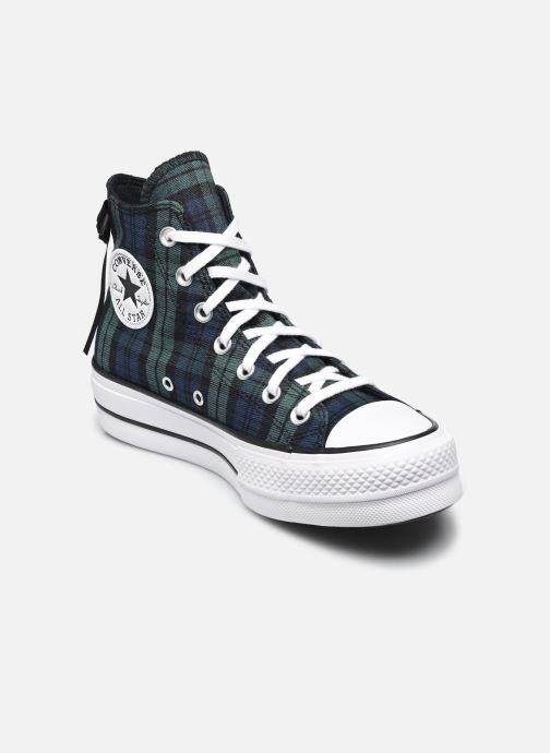 Converse Baskets toile Chuck Taylor All Star Lift Hi femme bleu