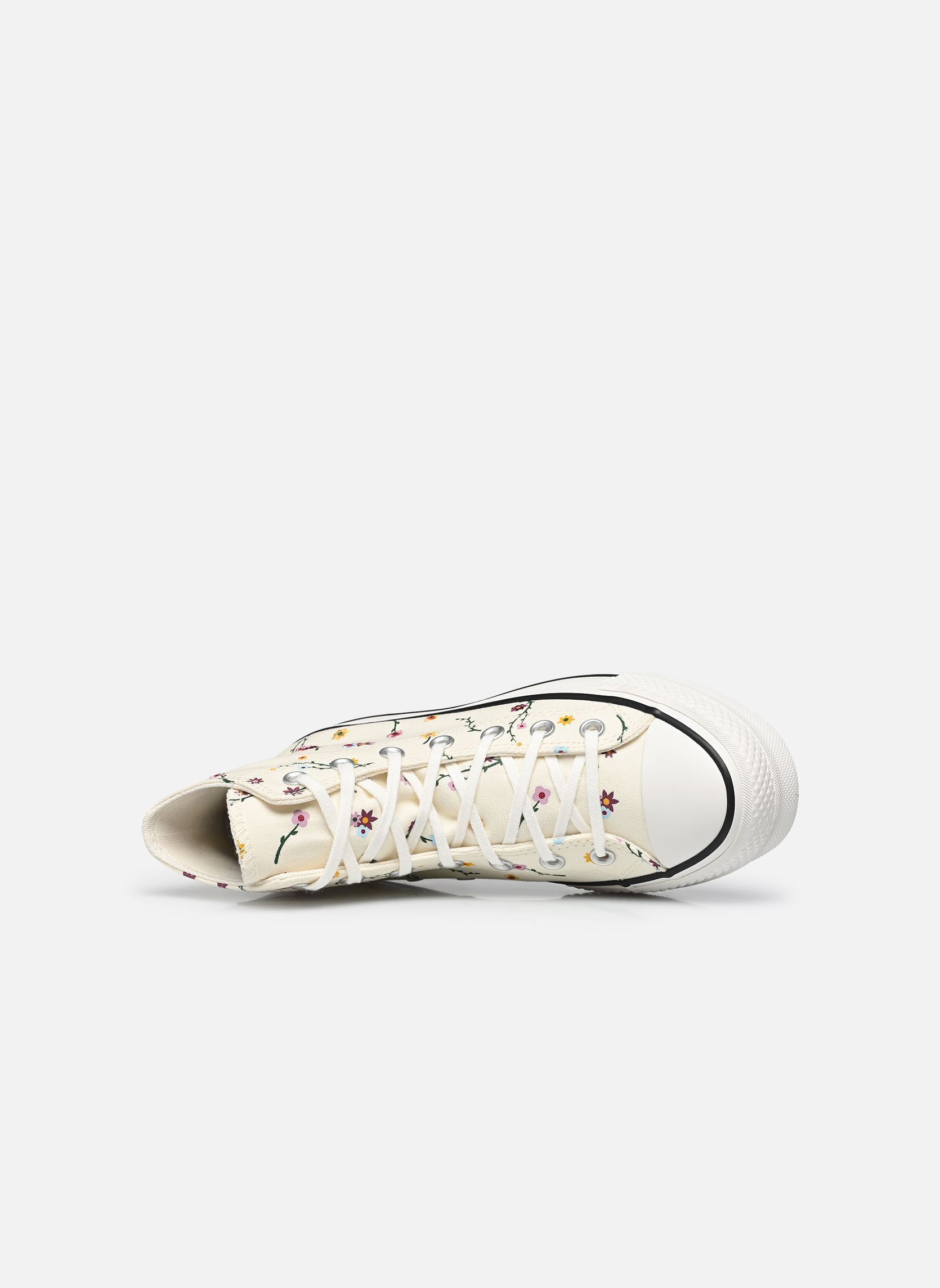 Sneakers di tela Chuck Taylor All Star Lift Hi donna bianco Converse Sneakers di tela Chuck Taylor All Star Lift Hi donna bianco EGRET/VINTAGE WHITE/BLACK