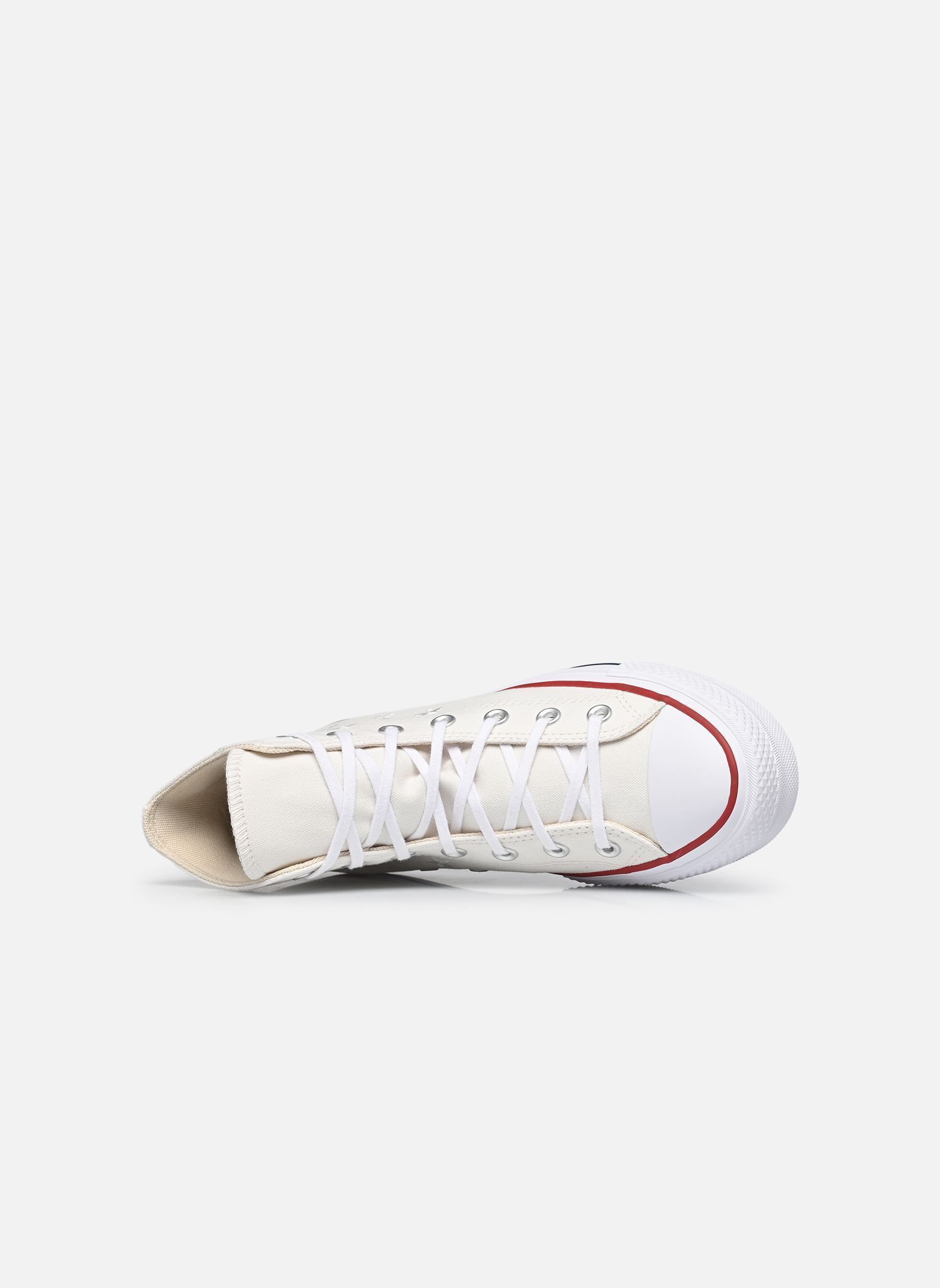 Baskets toile Chuck Taylor All Star Lift Hi femme blanc Converse Baskets toile Chuck Taylor All Star Lift Hi femme blanc VINTAGE WHITE/RED/NAVY