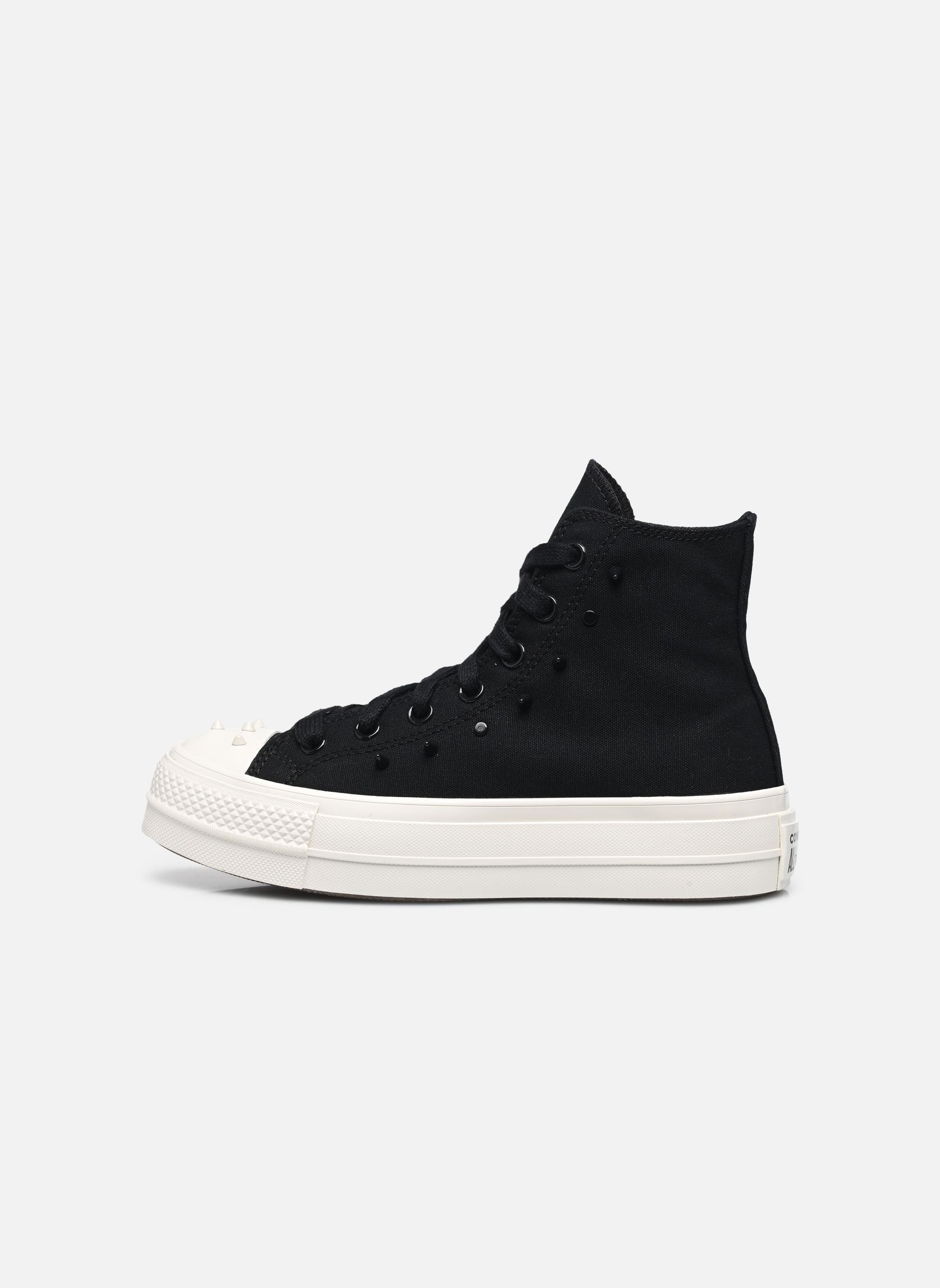 Zapatillas de lona Chuck Taylor All Star Lift Hi mujer negro Converse Zapatillas de lona Chuck Taylor All Star Lift Hi mujer negro BLACK/VINTAGE WHITE/BLACK