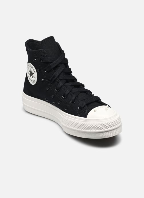 Converse Baskets toile Chuck Taylor All Star Lift Hi femme noir