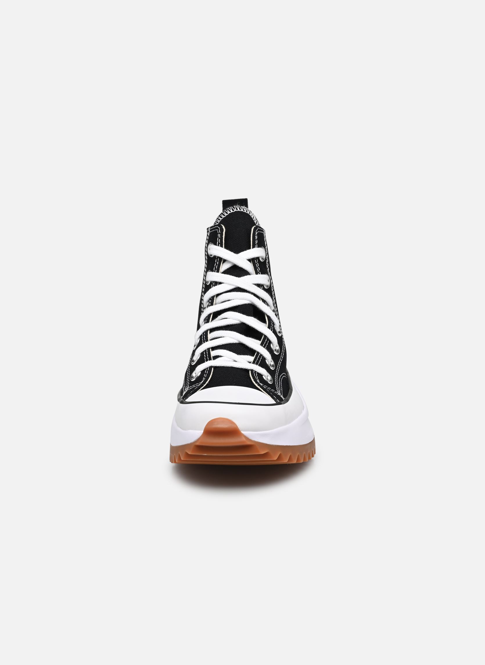 Baskets toile Run Star Hike Hi femme noir Converse Baskets toile Run Star Hike Hi femme noir BLACK/WHITE/GUM