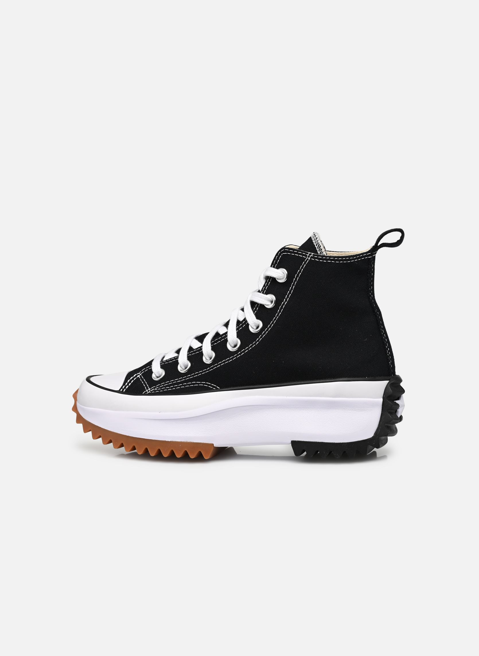 Baskets toile Run Star Hike Hi femme noir Converse Baskets toile Run Star Hike Hi femme noir BLACK/WHITE/GUM