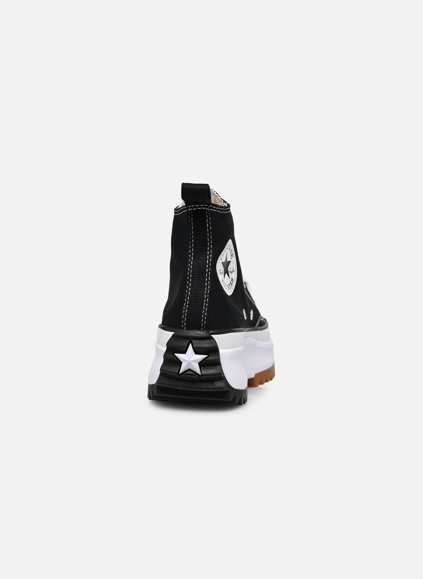 Baskets toile Run Star Hike Hi femme noir Converse Baskets toile Run Star Hike Hi femme noir BLACK/WHITE/GUM
