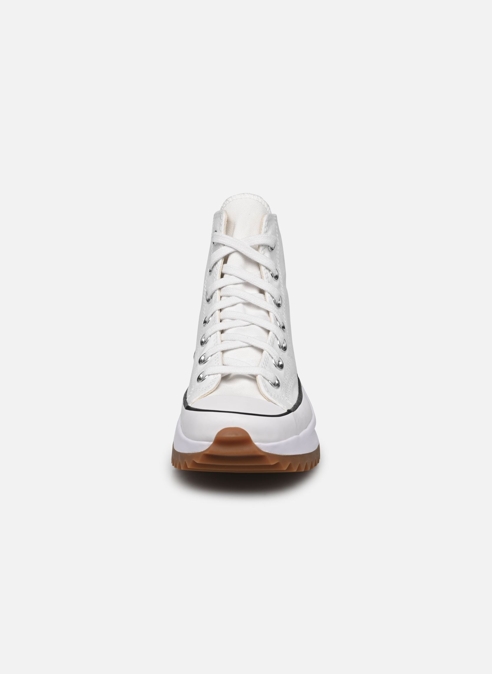 Leinen-Sneaker Run Star Hike Hi damen weiß Converse Leinen-Sneaker Run Star Hike Hi damen weiß WHITE/BLACK/GUM