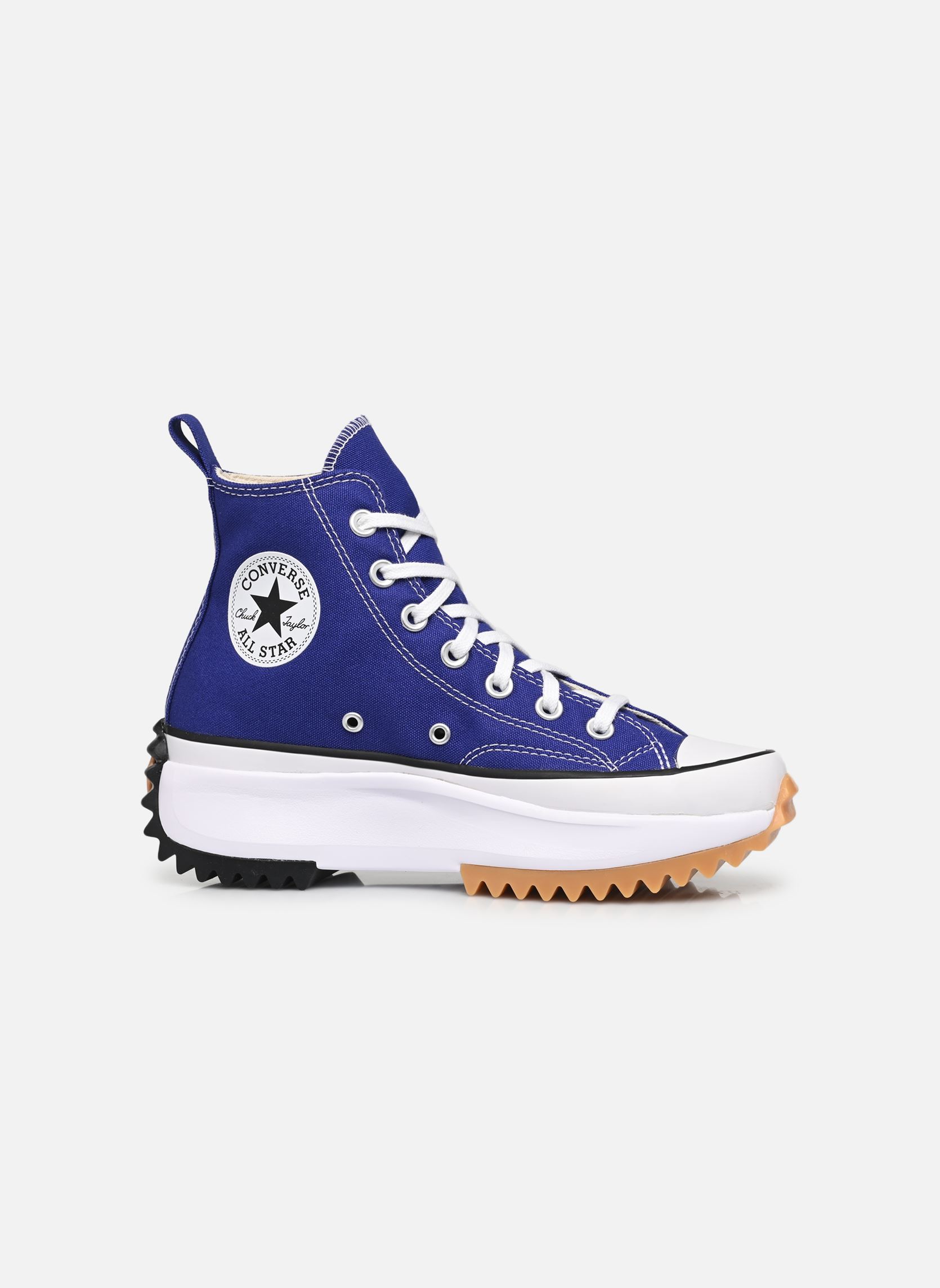 Print sneakers Run Star Hike Hi dames blauw Converse Print sneakers Run Star Hike Hi dames blauw NIGHT INDIGO/WHITE