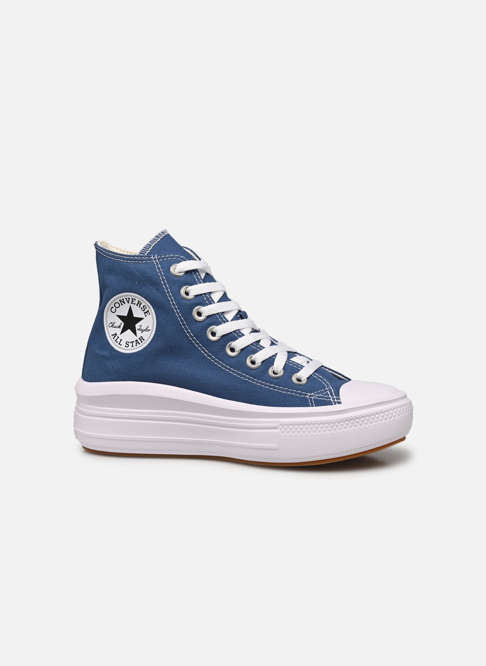Baskets toile Chuck Taylor All Star Move Hi femme bleu Converse Baskets toile Chuck Taylor All Star Move Hi femme bleu ARMOR BLUE