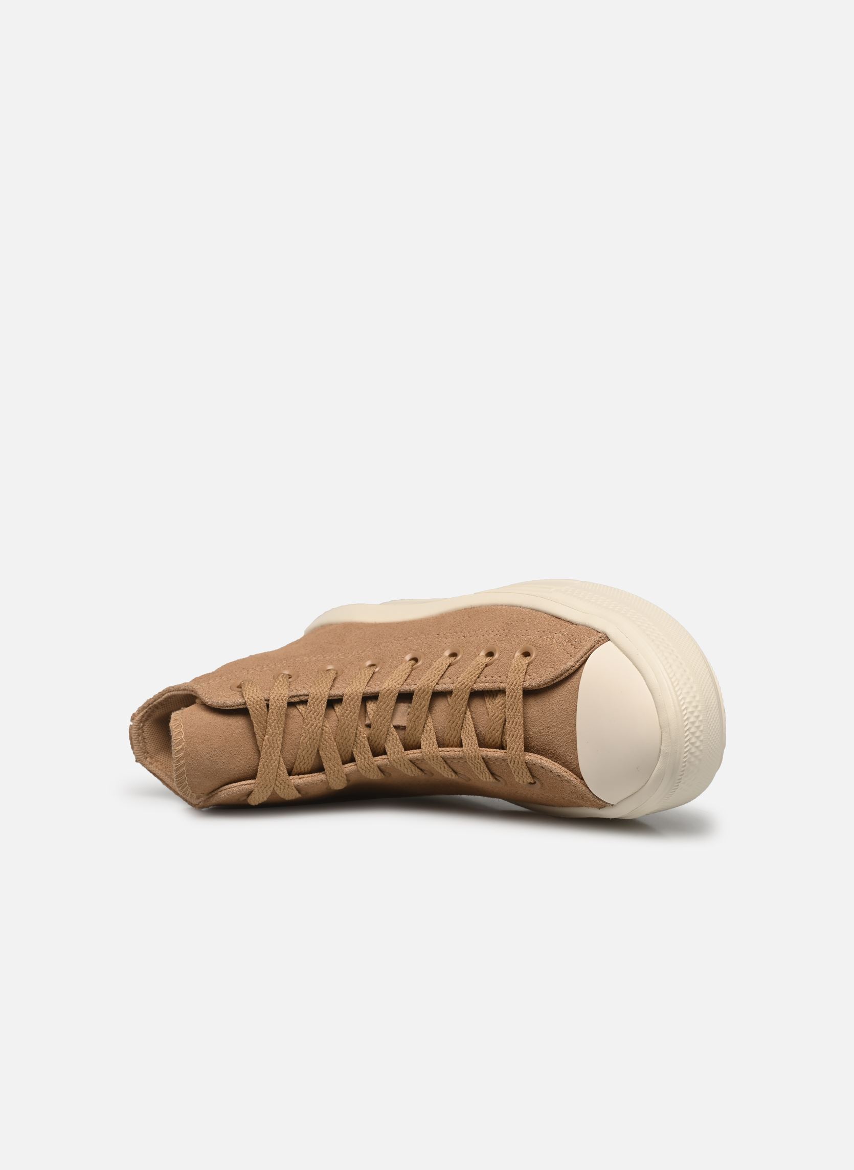 Baskets toile Chuck Taylor All Star Move Hi femme beige Converse Baskets toile Chuck Taylor All Star Move Hi femme beige COFFEE RUM