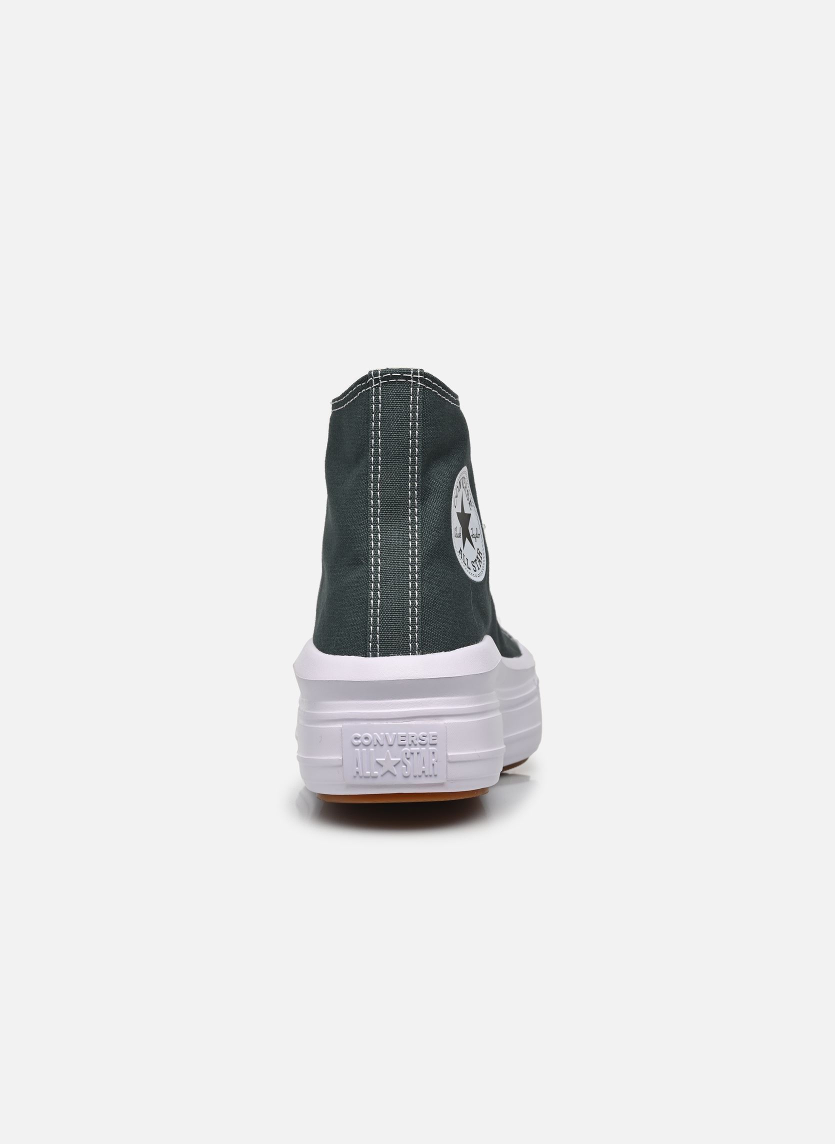Leinen-Sneaker Chuck Taylor All Star Move Hi damen grün Converse Leinen-Sneaker Chuck Taylor All Star Move Hi damen grün TRUE NATURE/WHITE/BLACK