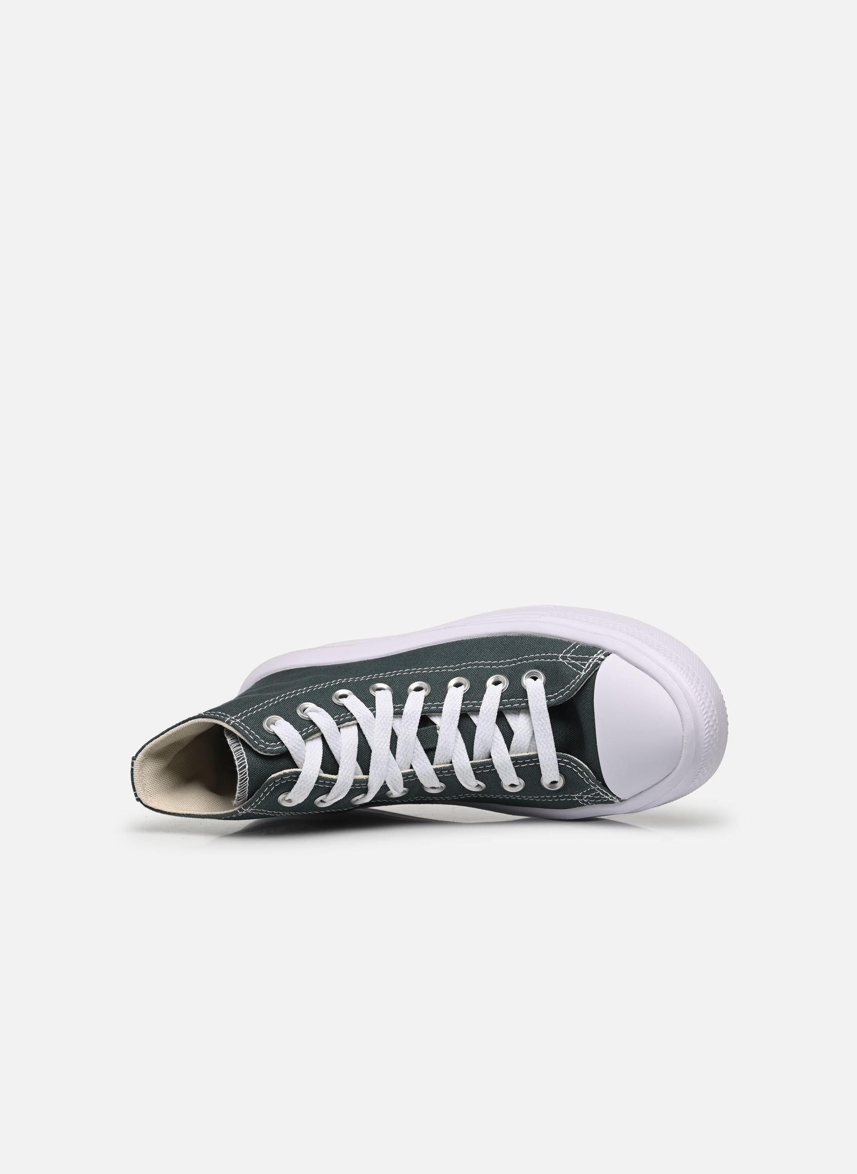 Leinen-Sneaker Chuck Taylor All Star Move Hi damen grün Converse Leinen-Sneaker Chuck Taylor All Star Move Hi damen grün TRUE NATURE/WHITE/BLACK