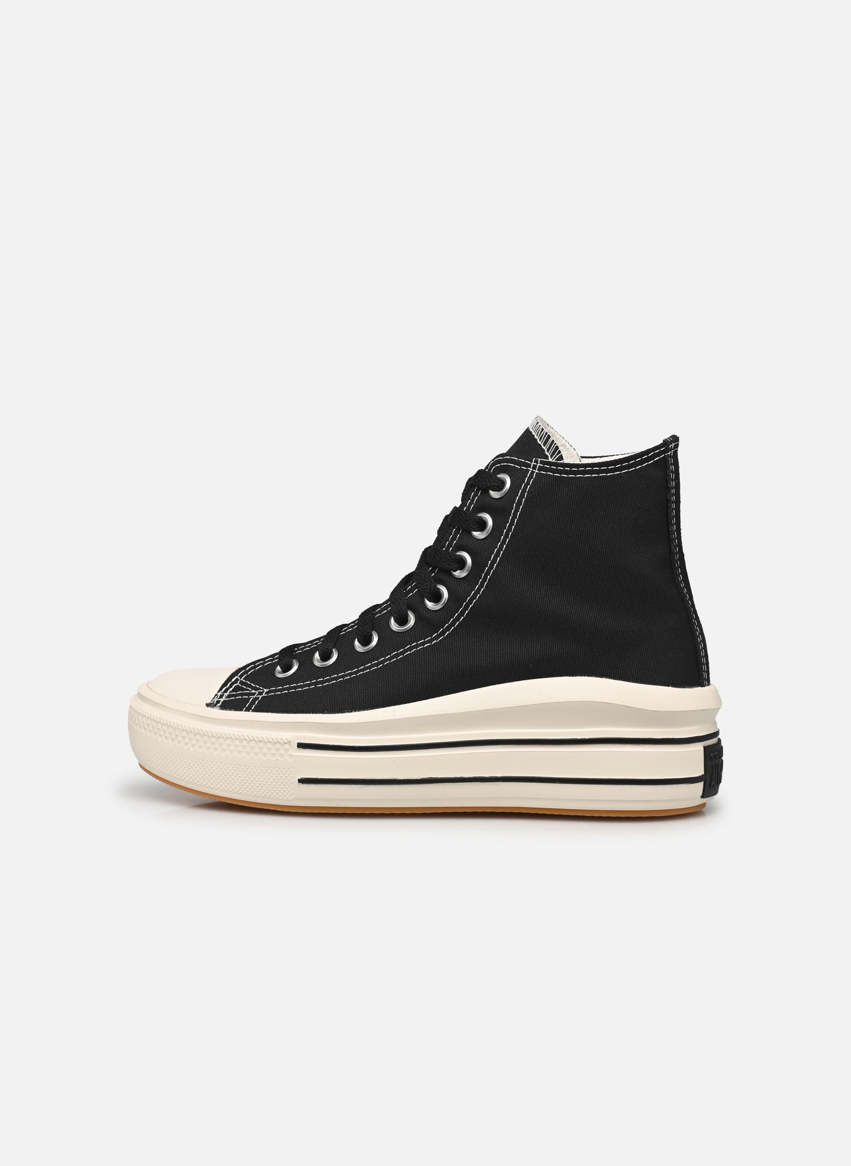 Baskets toile Chuck Taylor All Star Move Hi femme noir Converse Baskets toile Chuck Taylor All Star Move Hi femme noir BLACK/EGRET/BLACK