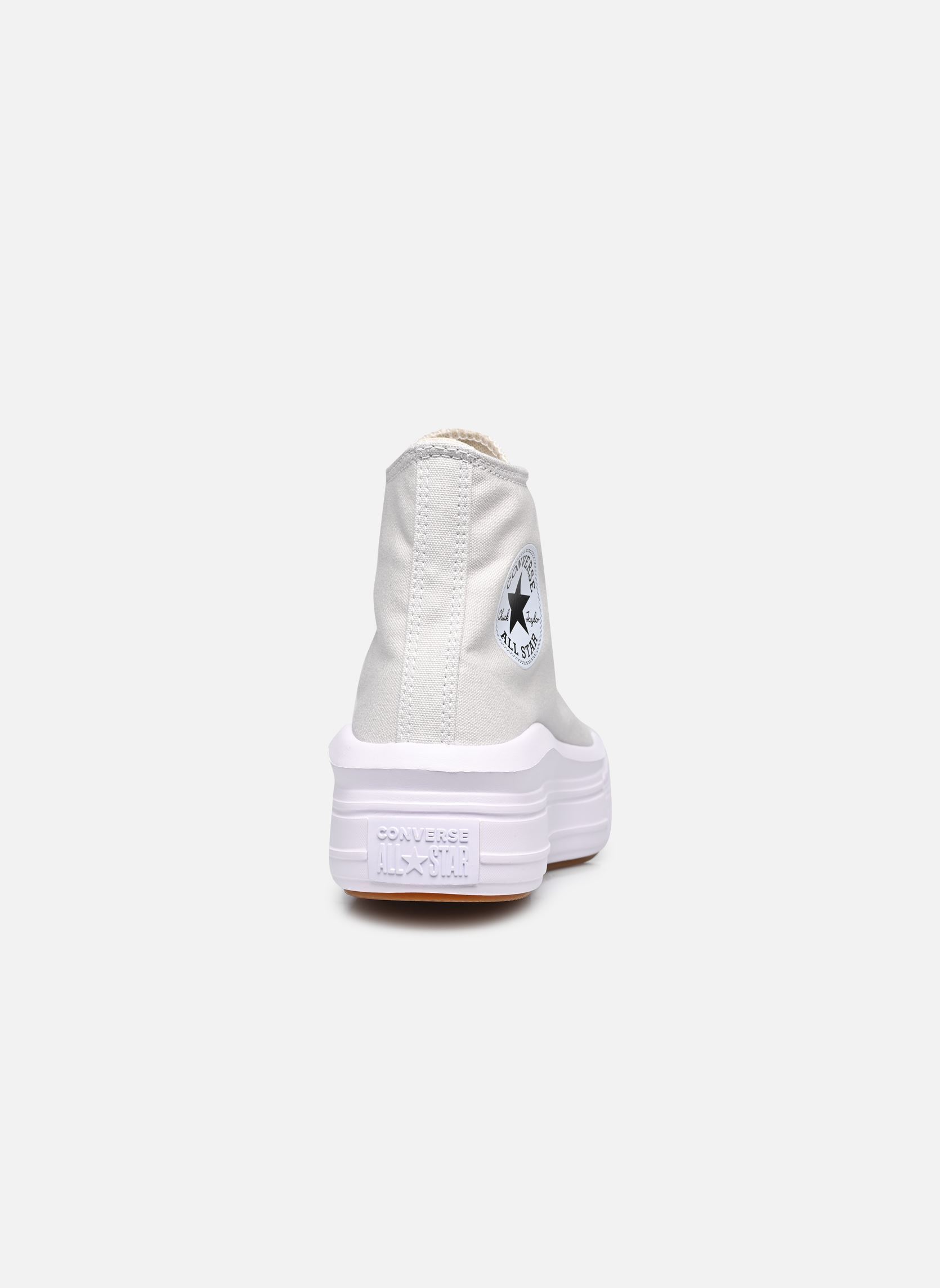 Leinen-Sneaker Chuck Taylor All Star Move Hi damen grau Converse Leinen-Sneaker Chuck Taylor All Star Move Hi damen grau BARELY GREY/WHITE/BLACK