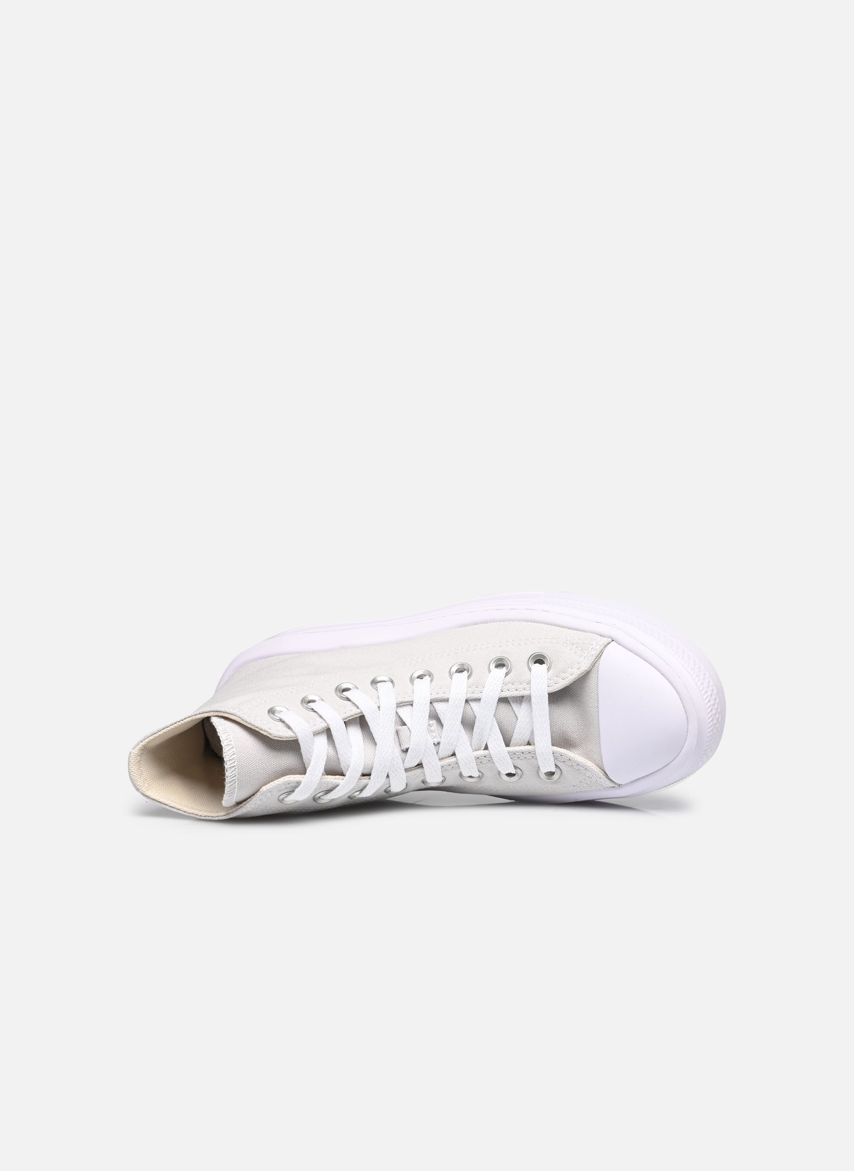 Leinen-Sneaker Chuck Taylor All Star Move Hi damen grau Converse Leinen-Sneaker Chuck Taylor All Star Move Hi damen grau BARELY GREY/WHITE/BLACK
