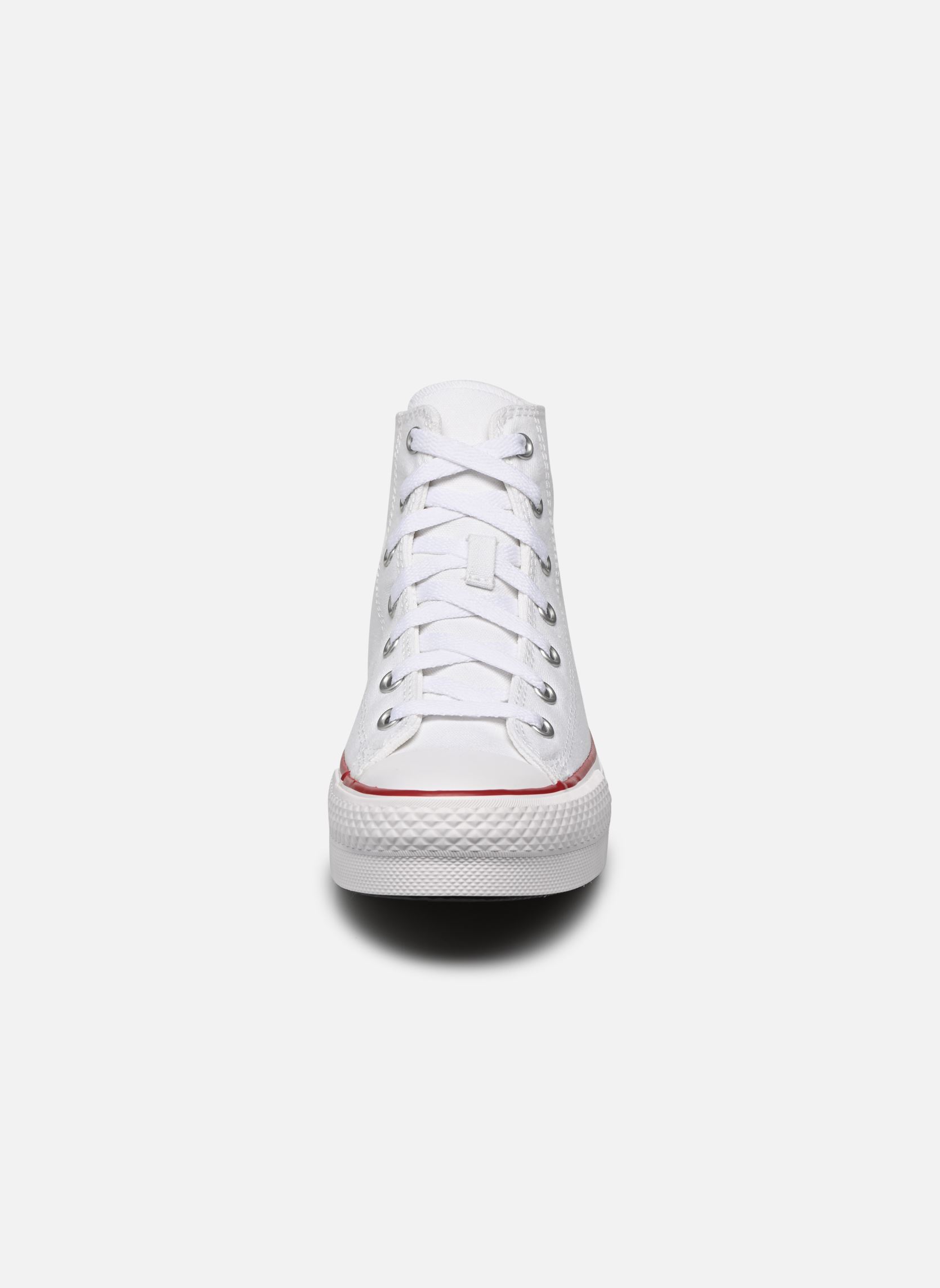 Baskets hautes Chuck Taylor All Star Eva Lift Canvas Pl blanc Converse Baskets hautes Chuck Taylor All Star Eva Lift Canvas Pl blanc White/Garnet/Navy