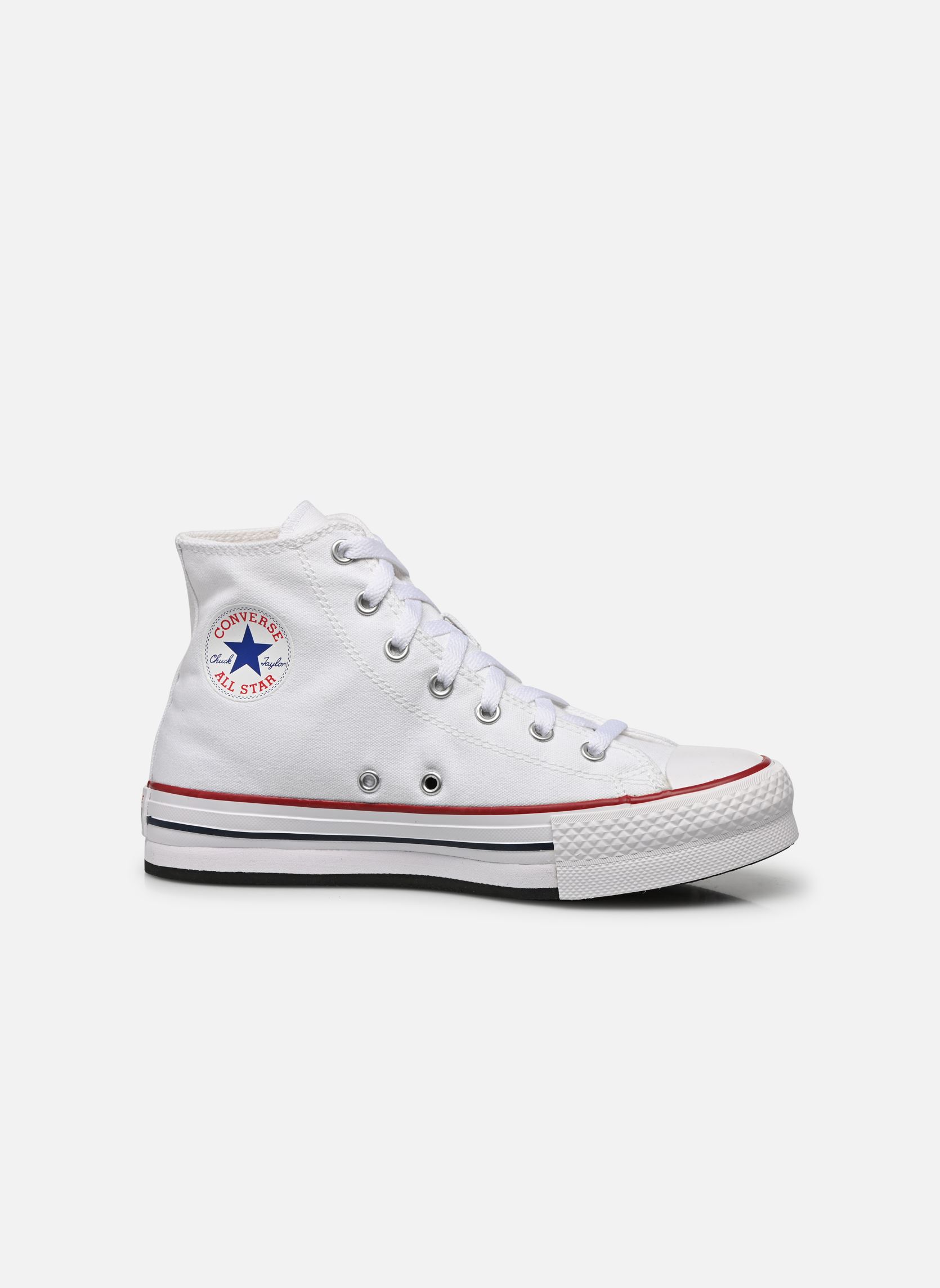 Baskets hautes Chuck Taylor All Star Eva Lift Canvas Pl blanc Converse Baskets hautes Chuck Taylor All Star Eva Lift Canvas Pl blanc White/Garnet/Navy