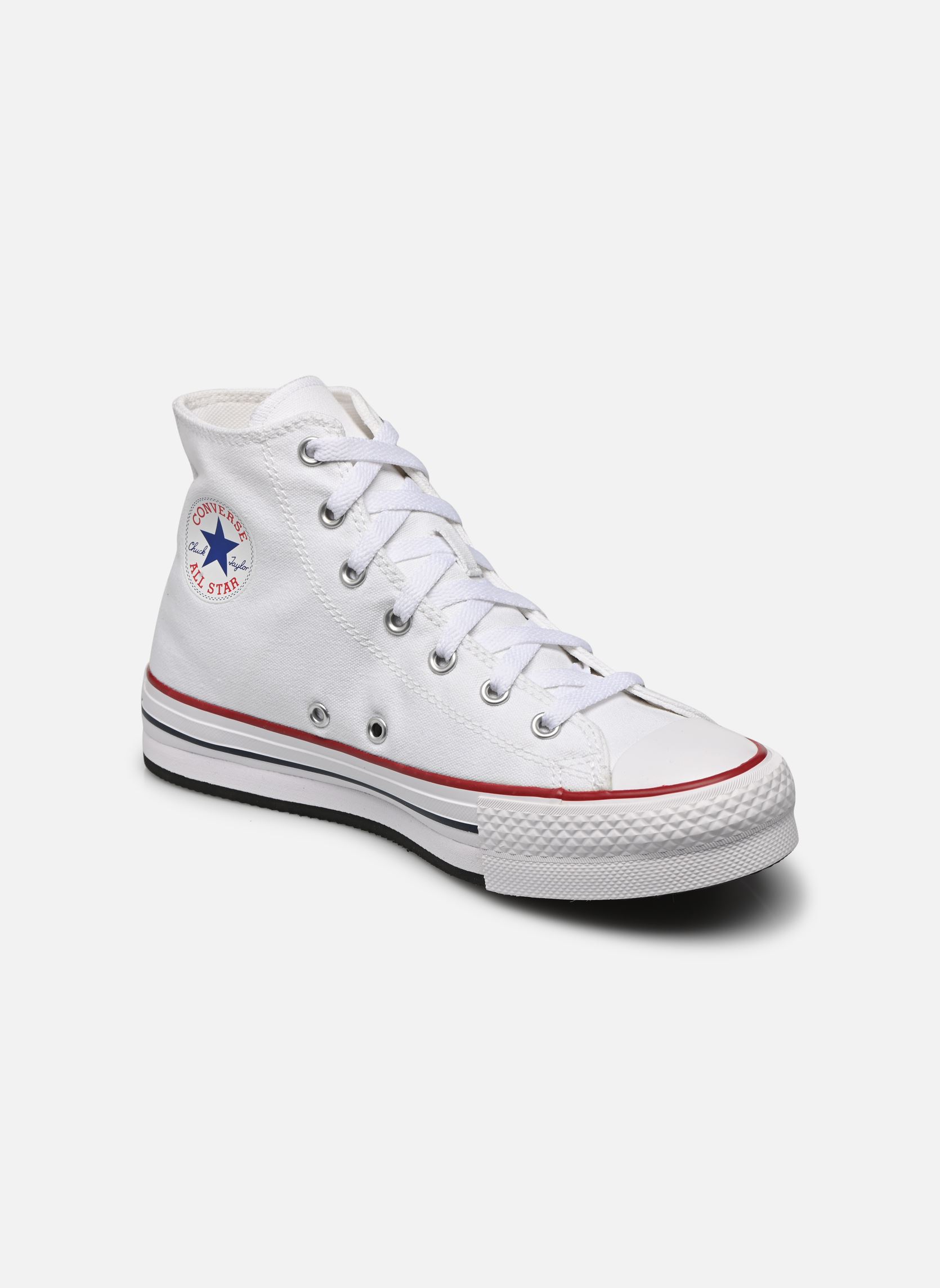 Hoge sneakers Chuck Taylor All Star Eva Lift Canvas Pl wit Converse Hoge sneakers Chuck Taylor All Star Eva Lift Canvas Pl wit WHITE/GARNET/NAVY