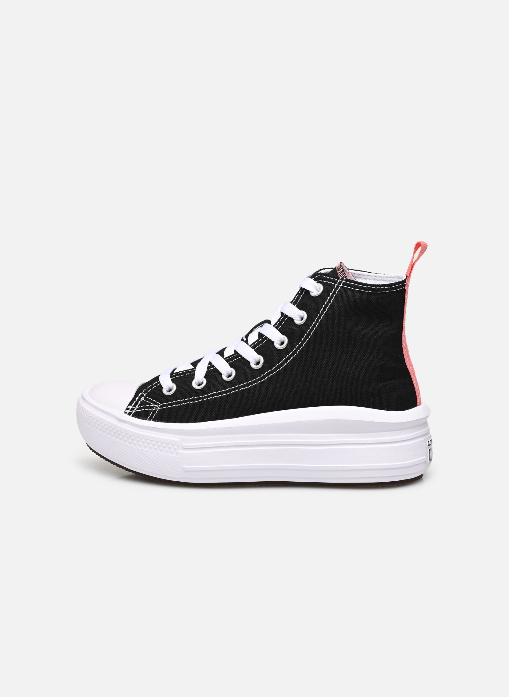 Baskets hautes Chuck Taylor All Star Move Color Pop Pla noir Converse Baskets hautes Chuck Taylor All Star Move Color Pop Pla noir Black/Pink Salt/White