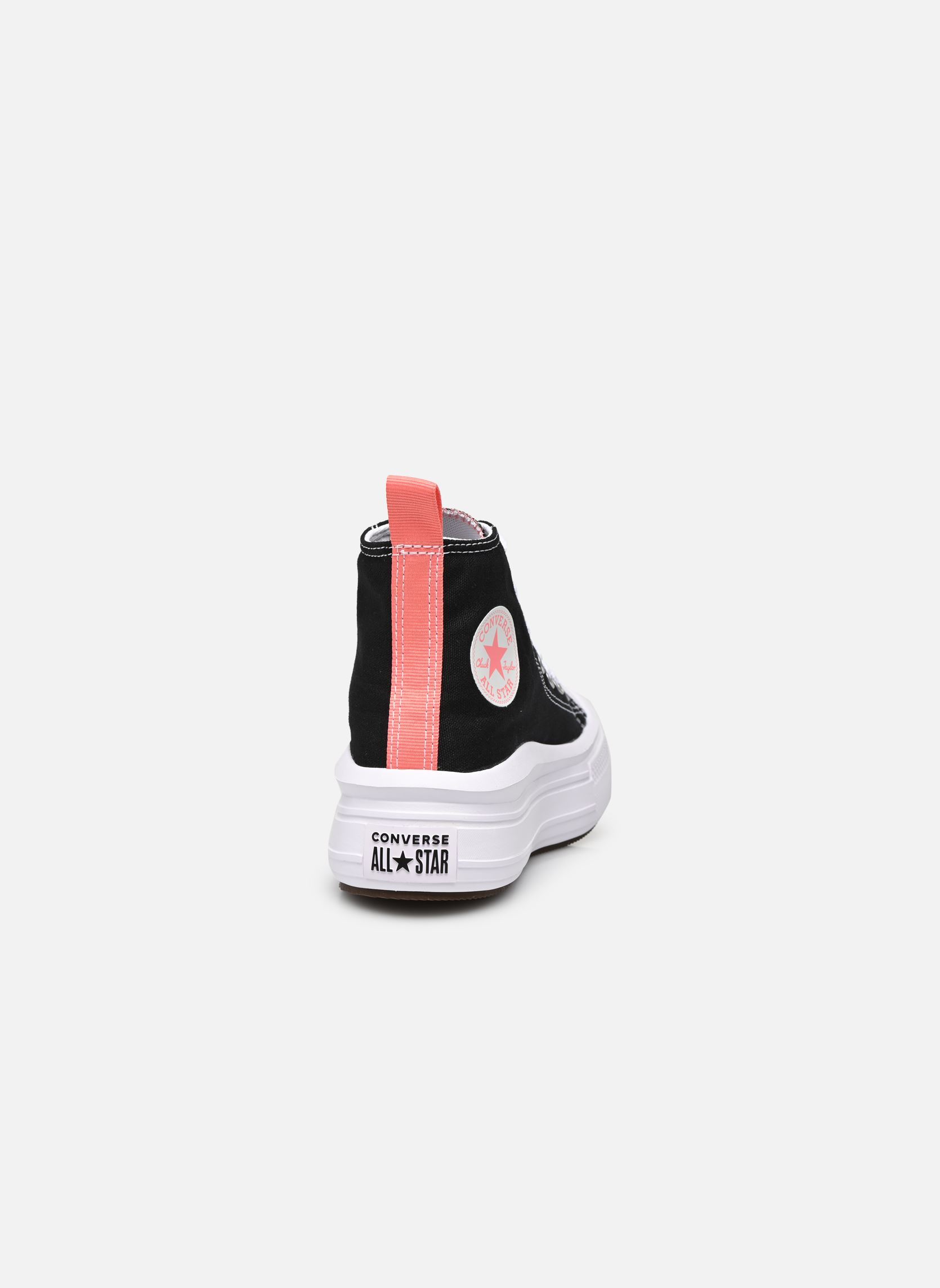 Baskets hautes Chuck Taylor All Star Move Color Pop Pla noir Converse Baskets hautes Chuck Taylor All Star Move Color Pop Pla noir Black/Pink Salt/White