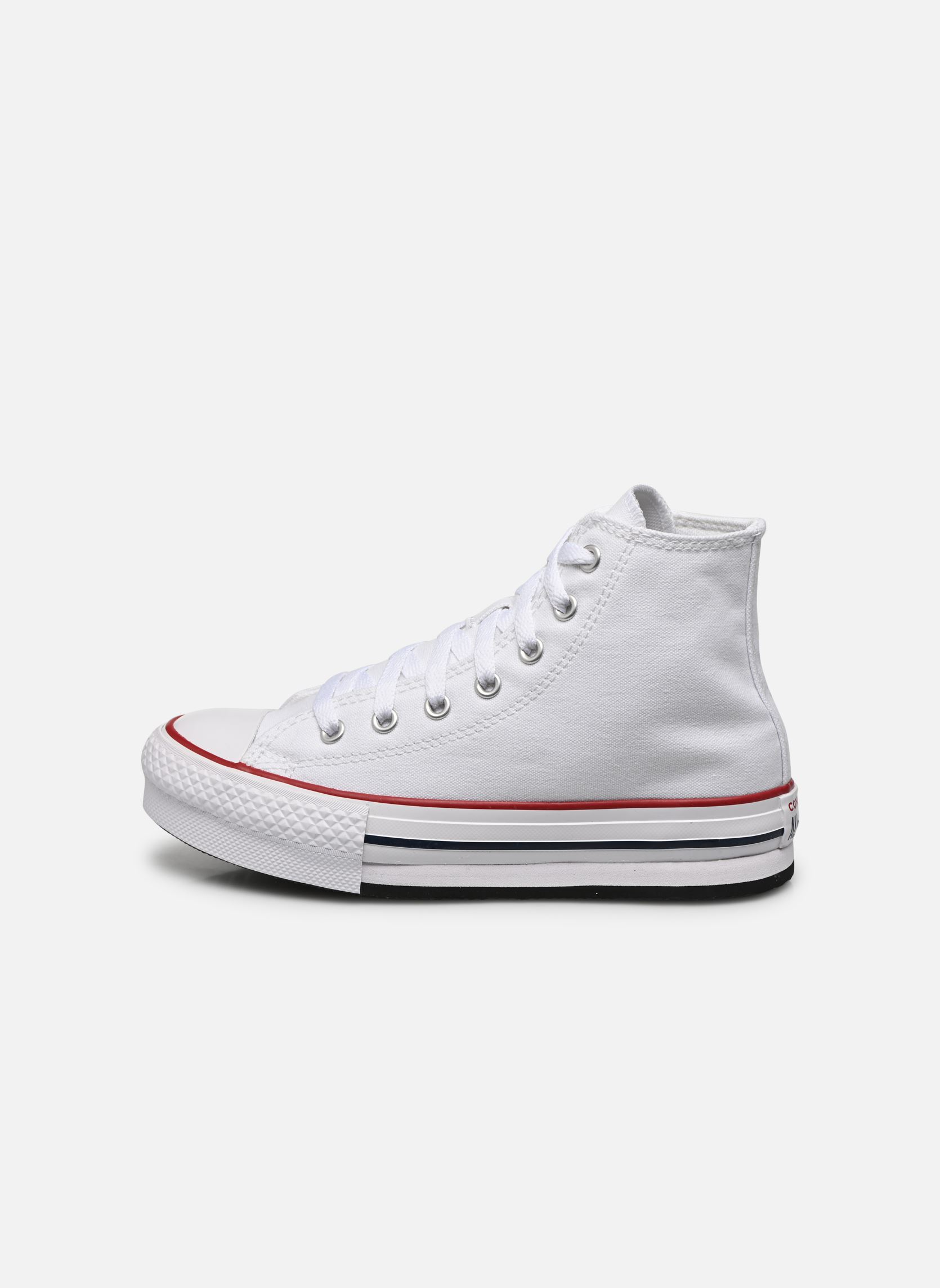 Baskets hautes Chuck Taylor All Star Eva Lift Canvas Pl blanc Converse Baskets hautes Chuck Taylor All Star Eva Lift Canvas Pl blanc WHITE/GARNET/NAVY