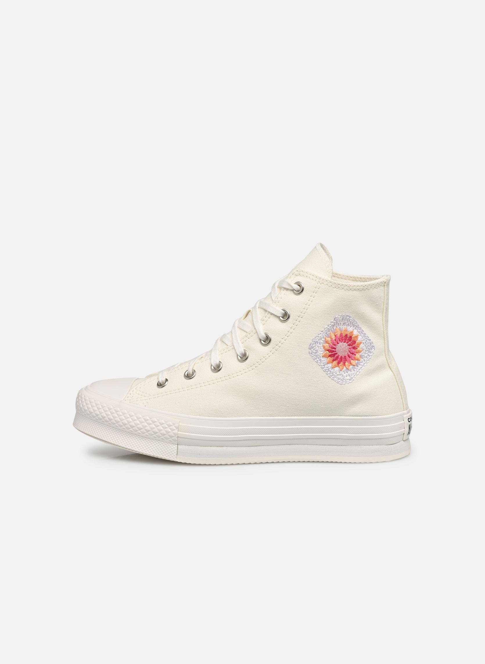 Baskets hautes Chuck Taylor All Star Eva Lift Canvas Pl fille blanc Converse Baskets hautes Chuck Taylor All Star Eva Lift Canvas Pl fille blanc EGRET/VINTAGE WHITE
