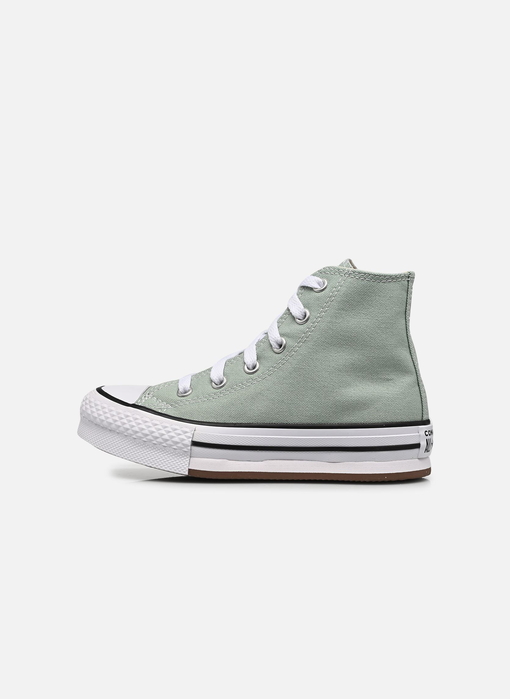 Baskets hautes Chuck Taylor All Star Eva Lift Canvas Pl fille vert Converse Baskets hautes Chuck Taylor All Star Eva Lift Canvas Pl fille vert THYME AGAIN/WHITE