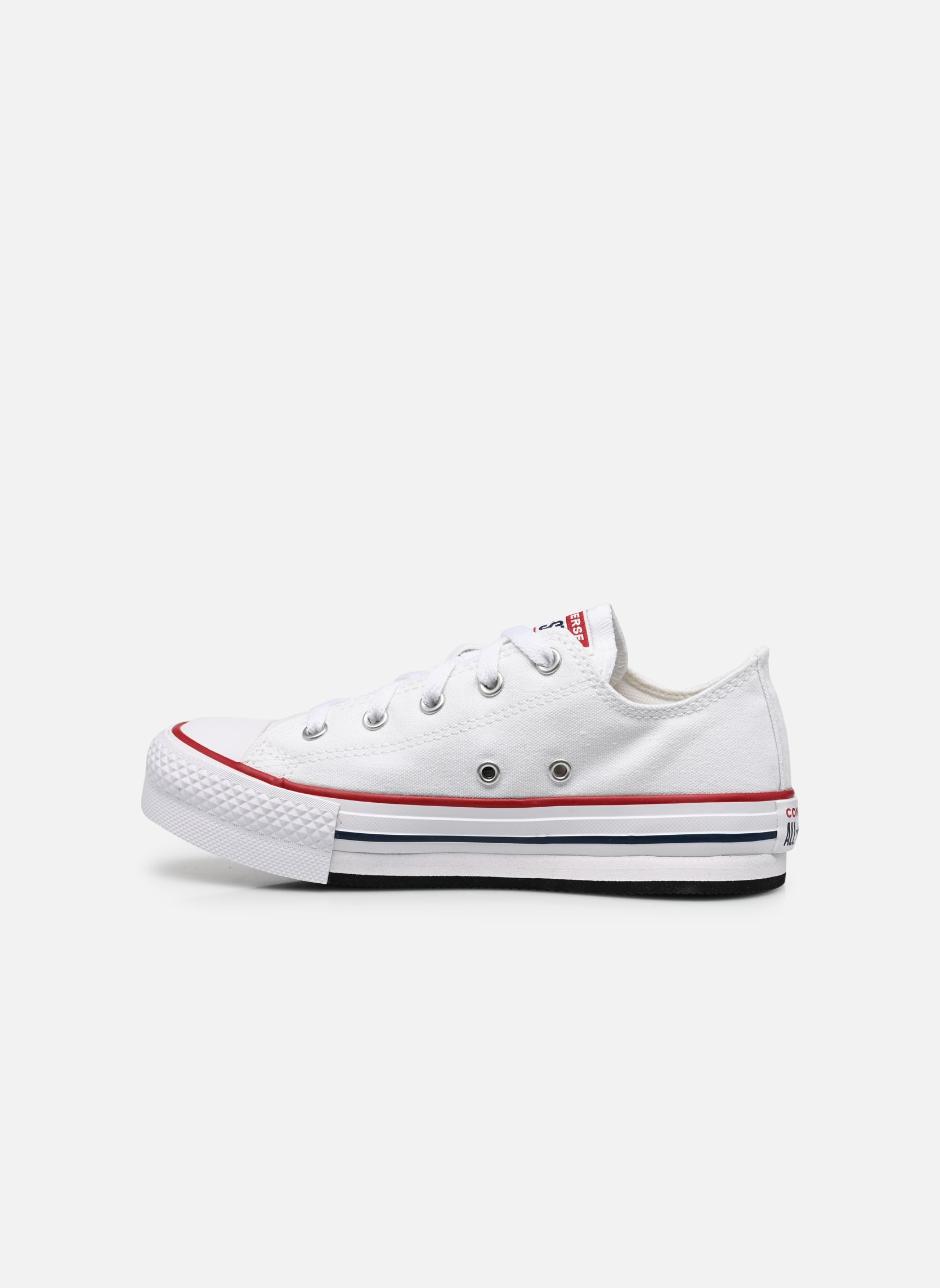 Baskets basses Chuck Taylor All Star Eva Lift Canvas Pl blanc Converse Baskets basses Chuck Taylor All Star Eva Lift Canvas Pl blanc White/Garnet/Navy