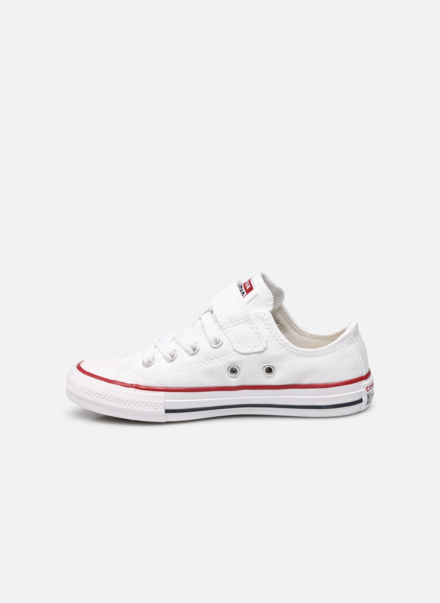Baskets basses Chuck Taylor All Star 1V Easy-On Ox blanc Converse Baskets basses Chuck Taylor All Star 1V Easy-On Ox blanc White/White/Natural