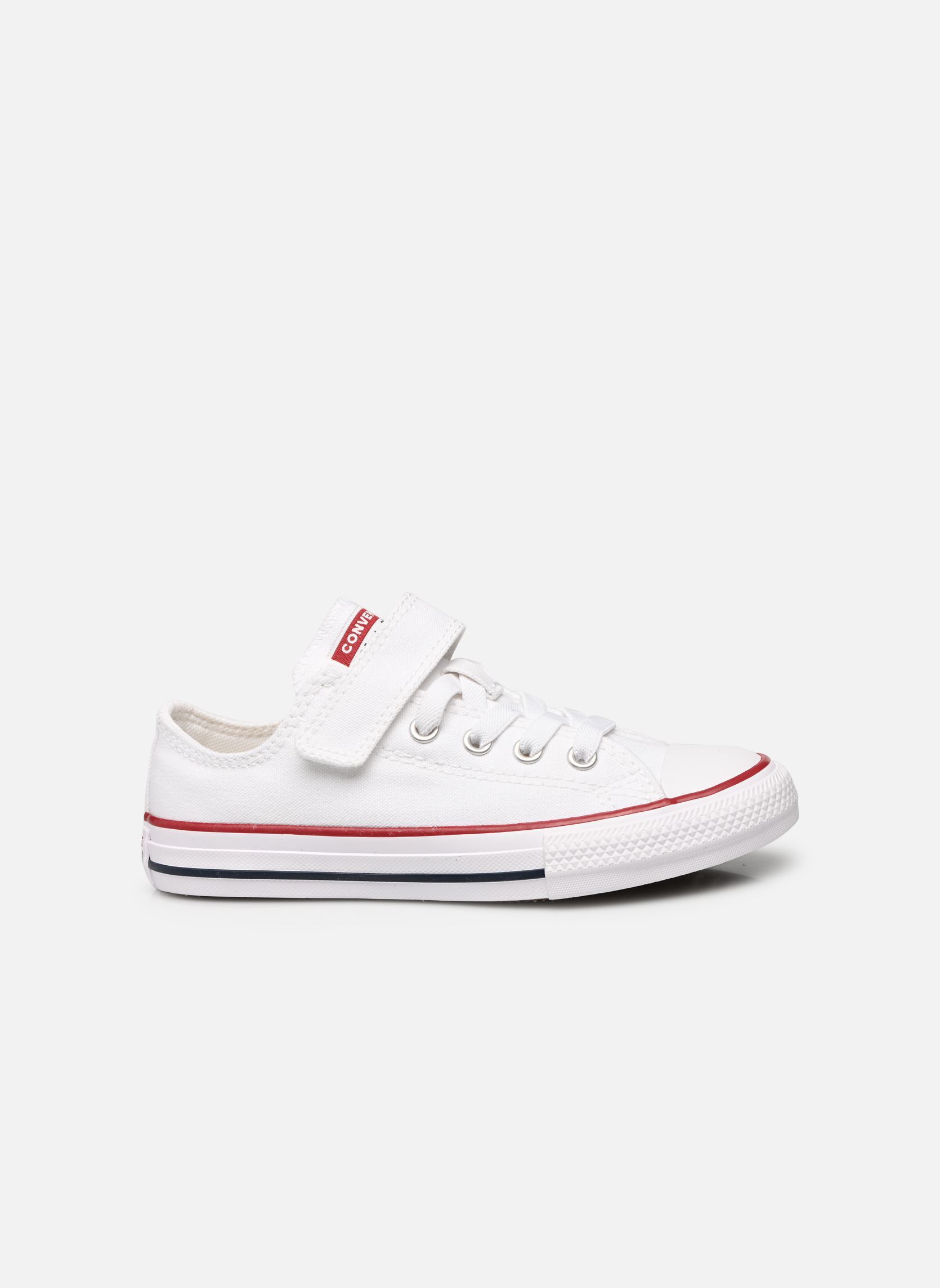 Baskets basses Chuck Taylor All Star 1V Easy-On Ox blanc Converse Baskets basses Chuck Taylor All Star 1V Easy-On Ox blanc White/White/Natural