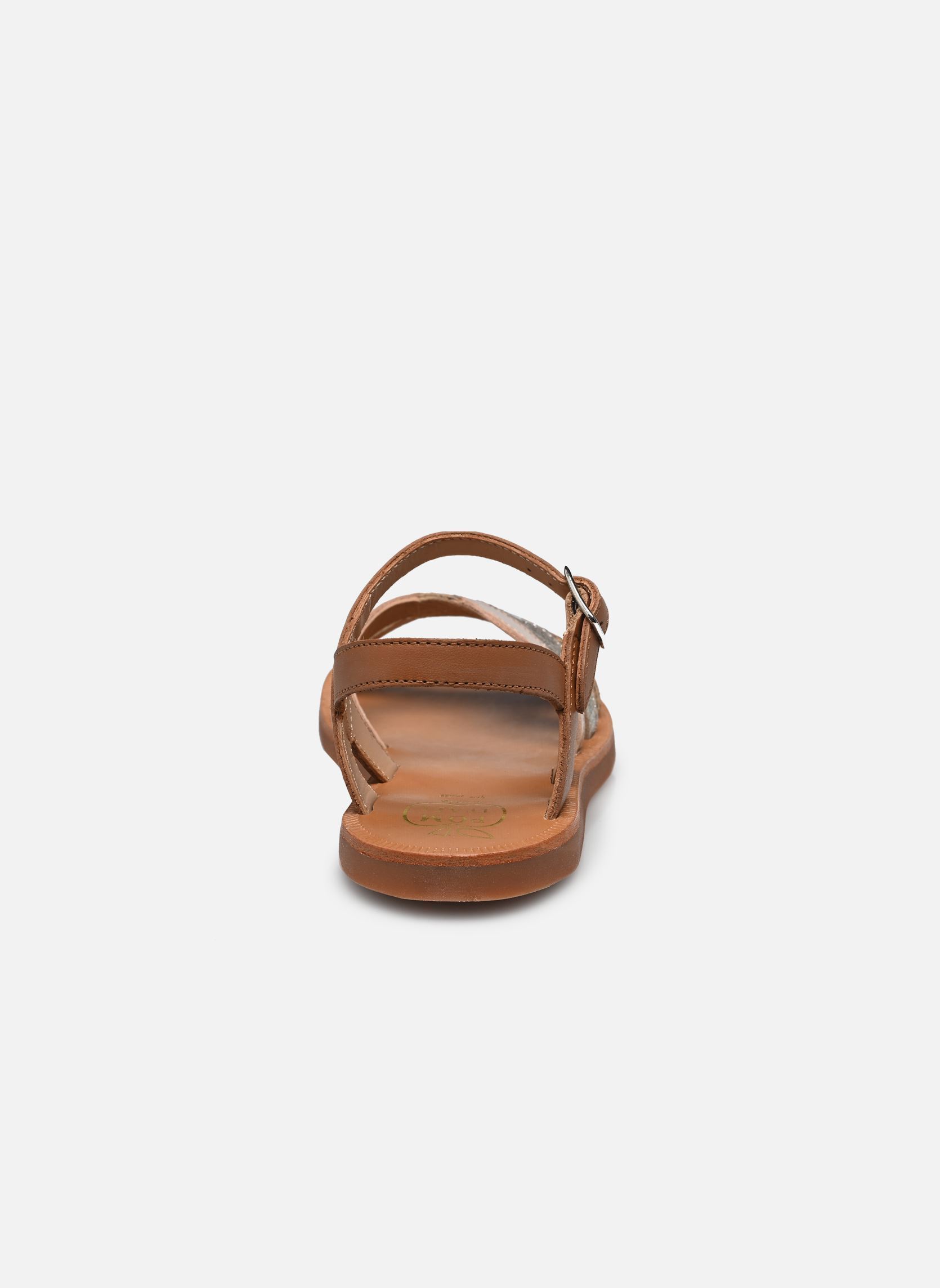 Sandalen Plagette Oto mädchen braun Pom d Api Sandalen Plagette Oto mädchen braun CAMEL-MULTI