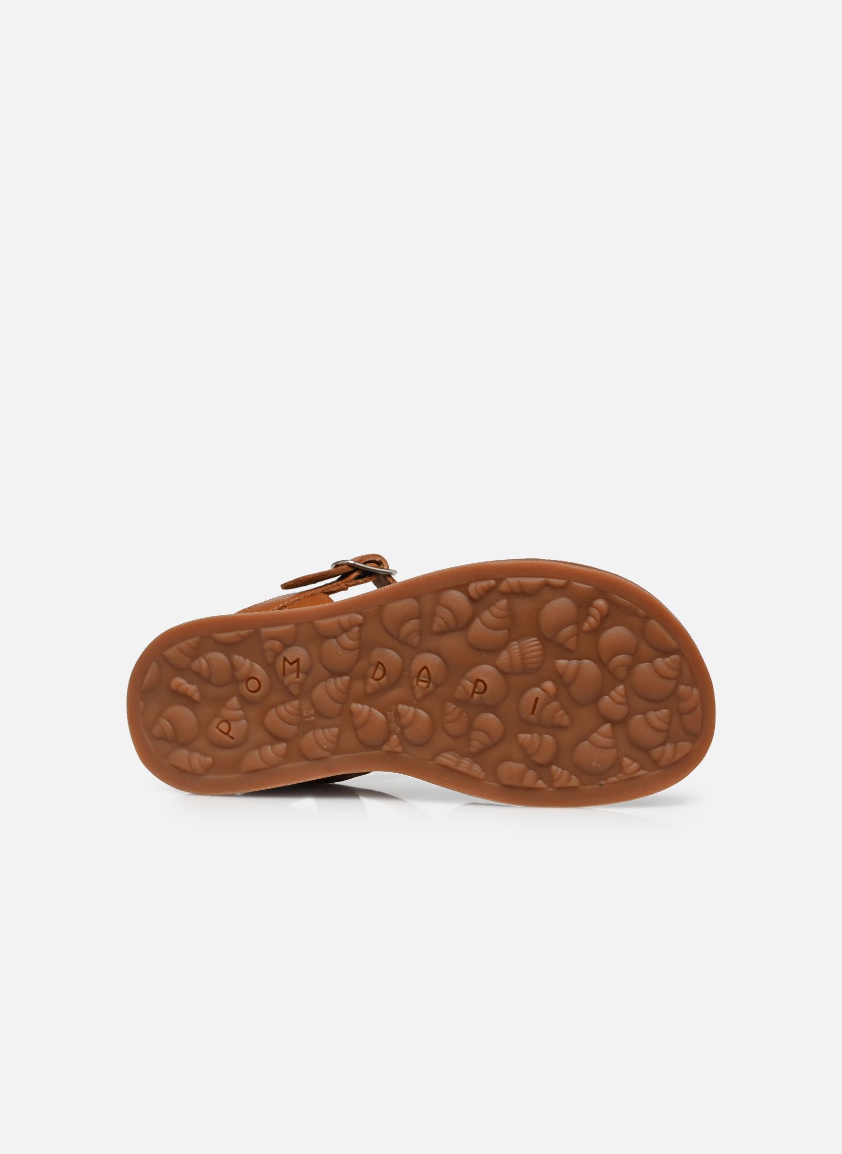 Sandales Plagette Oto fille marron Pom d Api Sandales Plagette Oto fille marron CUERO-CUIVRE