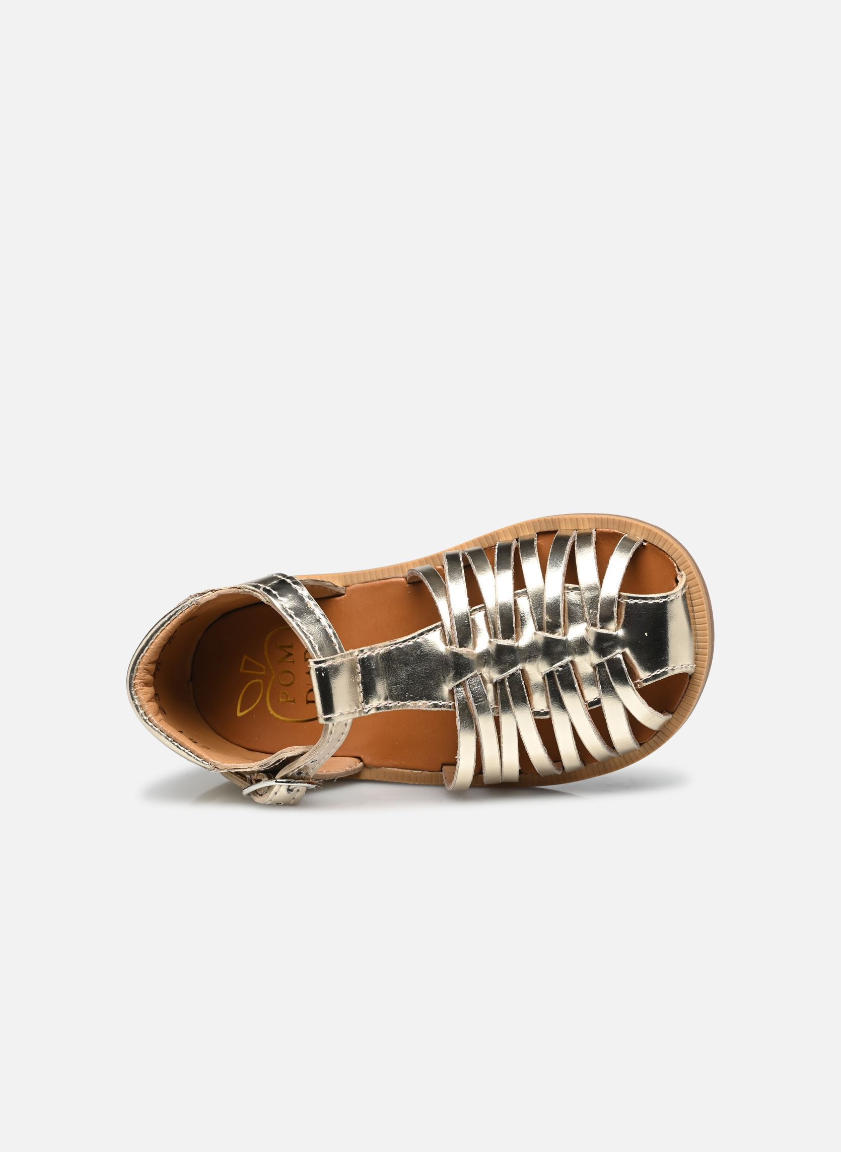 Sandalen Poppy Royal meisjes goud en brons Pom d Api Sandalen Poppy Royal meisjes goud en brons PLATINE 3