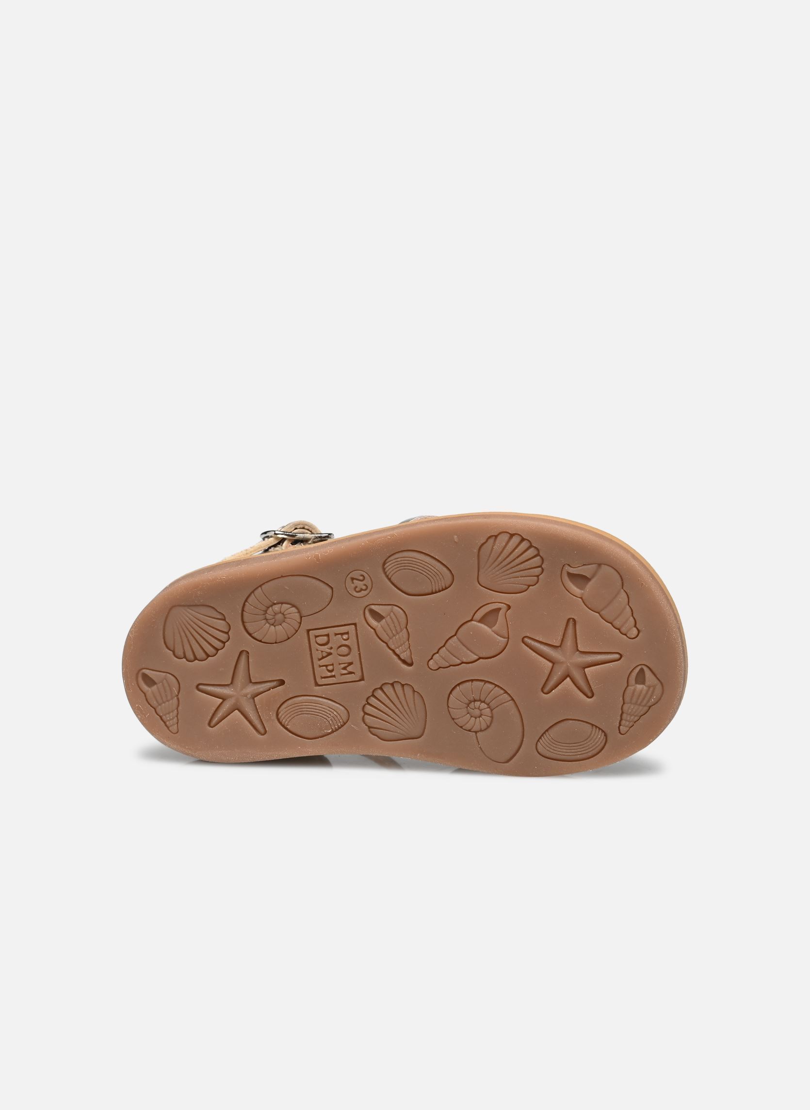 Sandalen Poppy Royal meisjes goud en brons Pom d Api Sandalen Poppy Royal meisjes goud en brons PLATINE 3