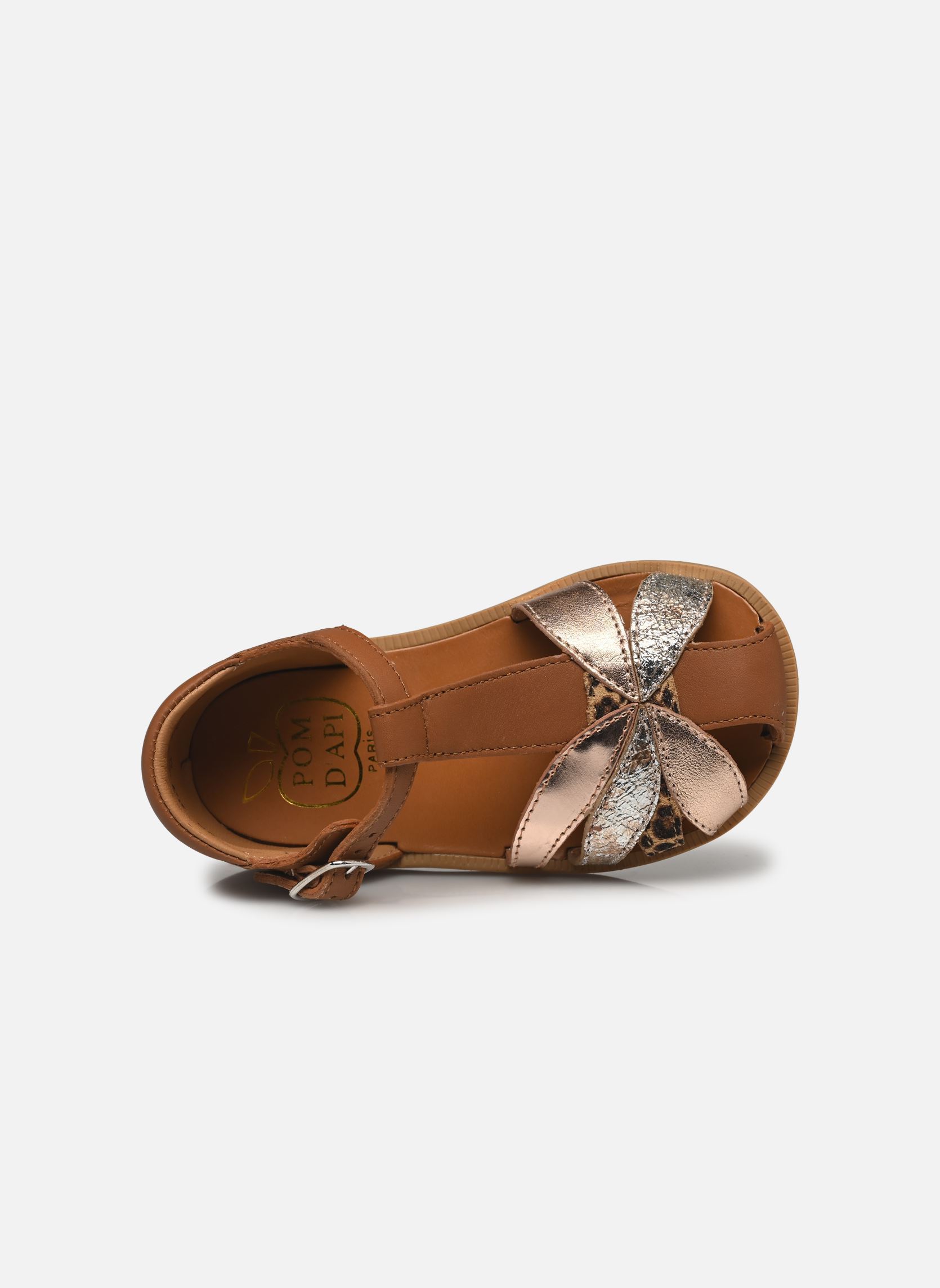 Sandali Poppy Oto bambina marrone Pom d Api Sandali Poppy Oto bambina marrone CAMEL