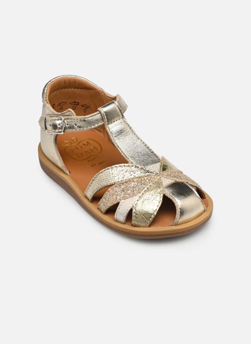 Pom d Api Sandalen Poppy Oto mädchen gold und bronze