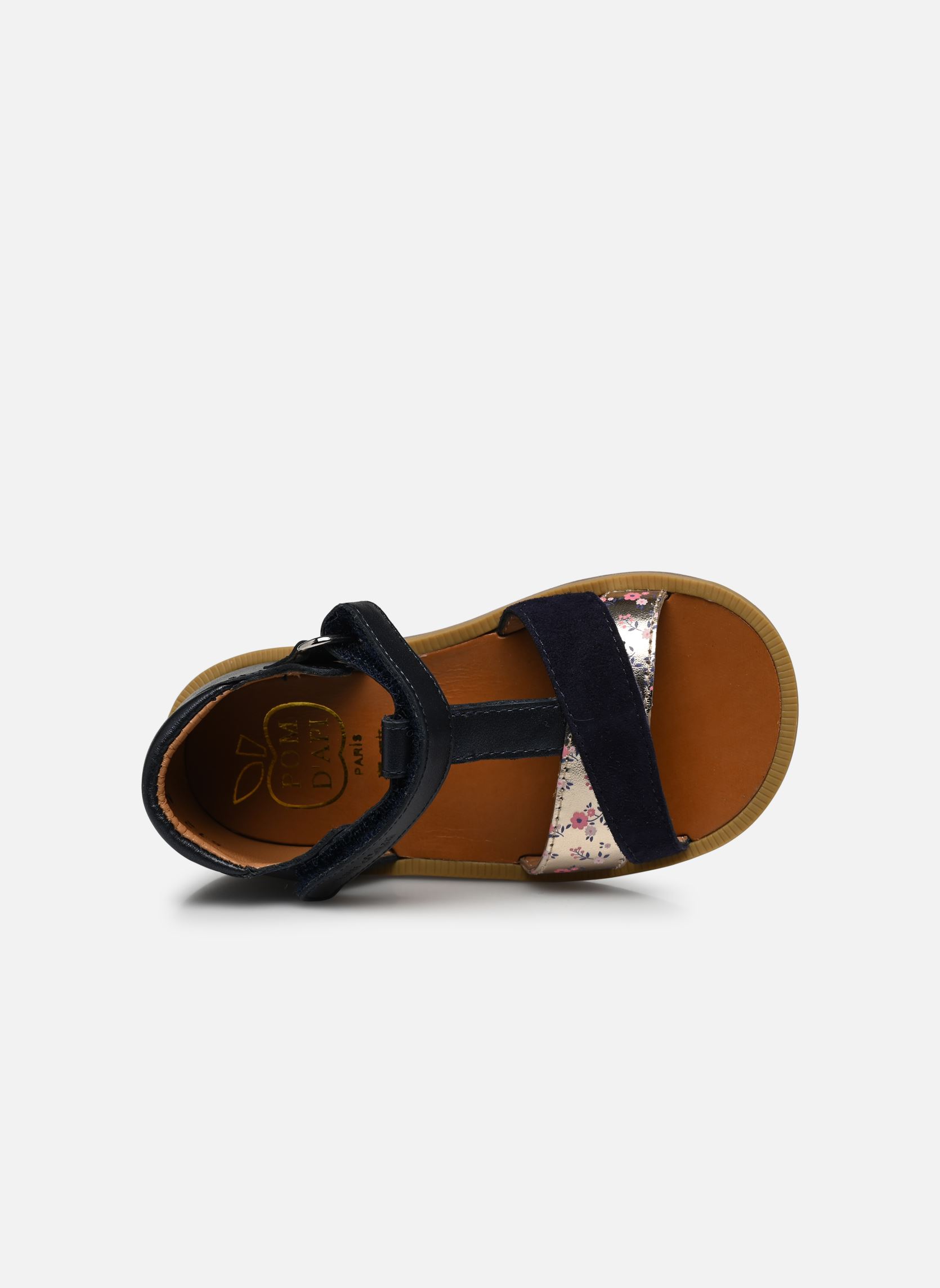 Sandalen Poppy Tek mädchen blau Pom d Api Sandalen Poppy Tek mädchen blau MARINE