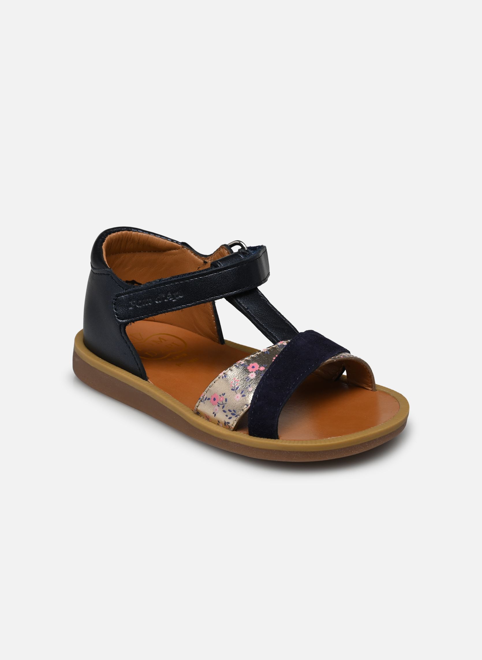 Sandalen Poppy Tek mädchen blau Pom d Api Sandalen Poppy Tek mädchen blau MARINE