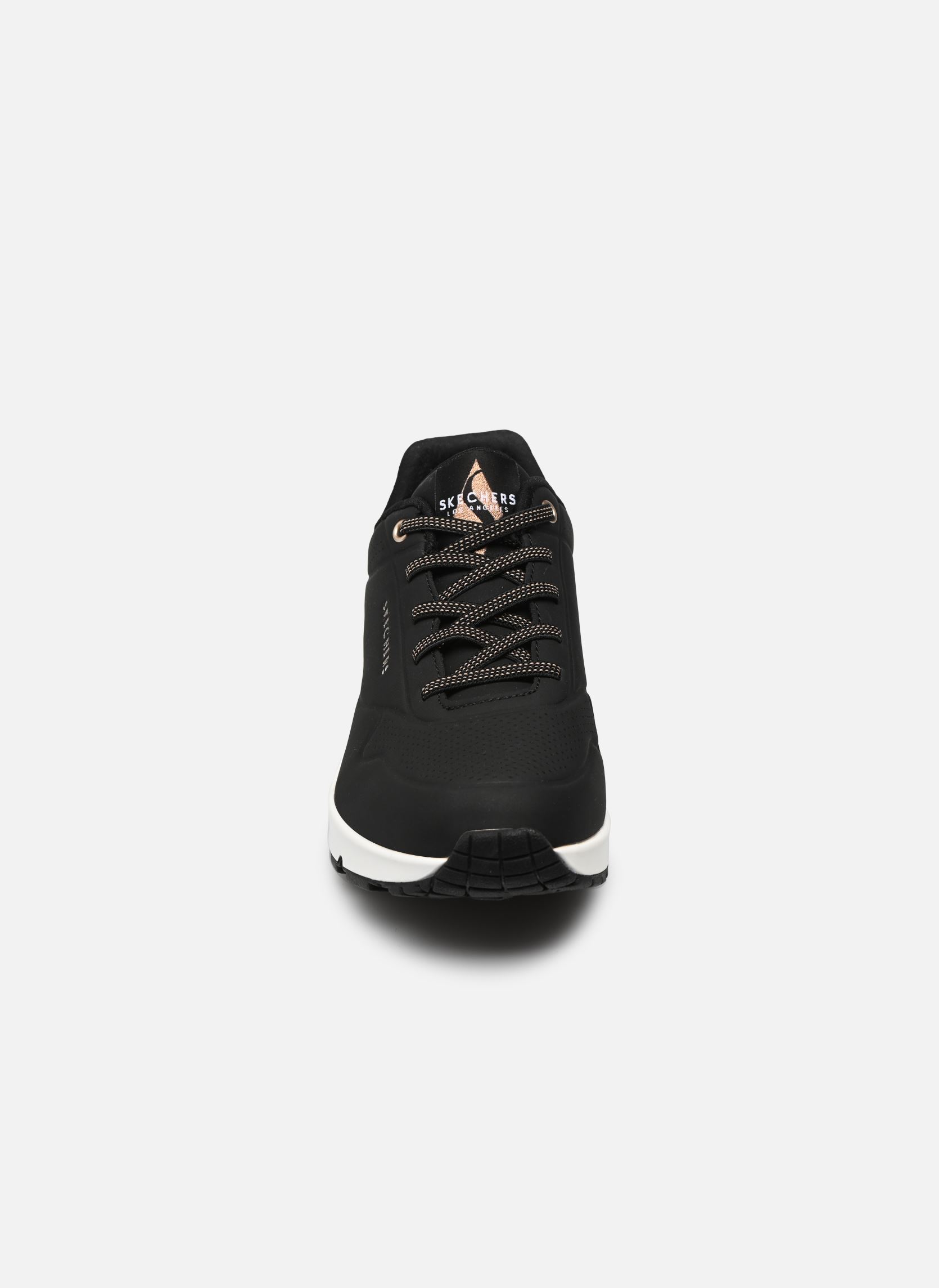 Niedrige Sneaker Uno - Shimmer Away damen schwarz Skechers Niedrige Sneaker Uno - Shimmer Away damen schwarz BLK