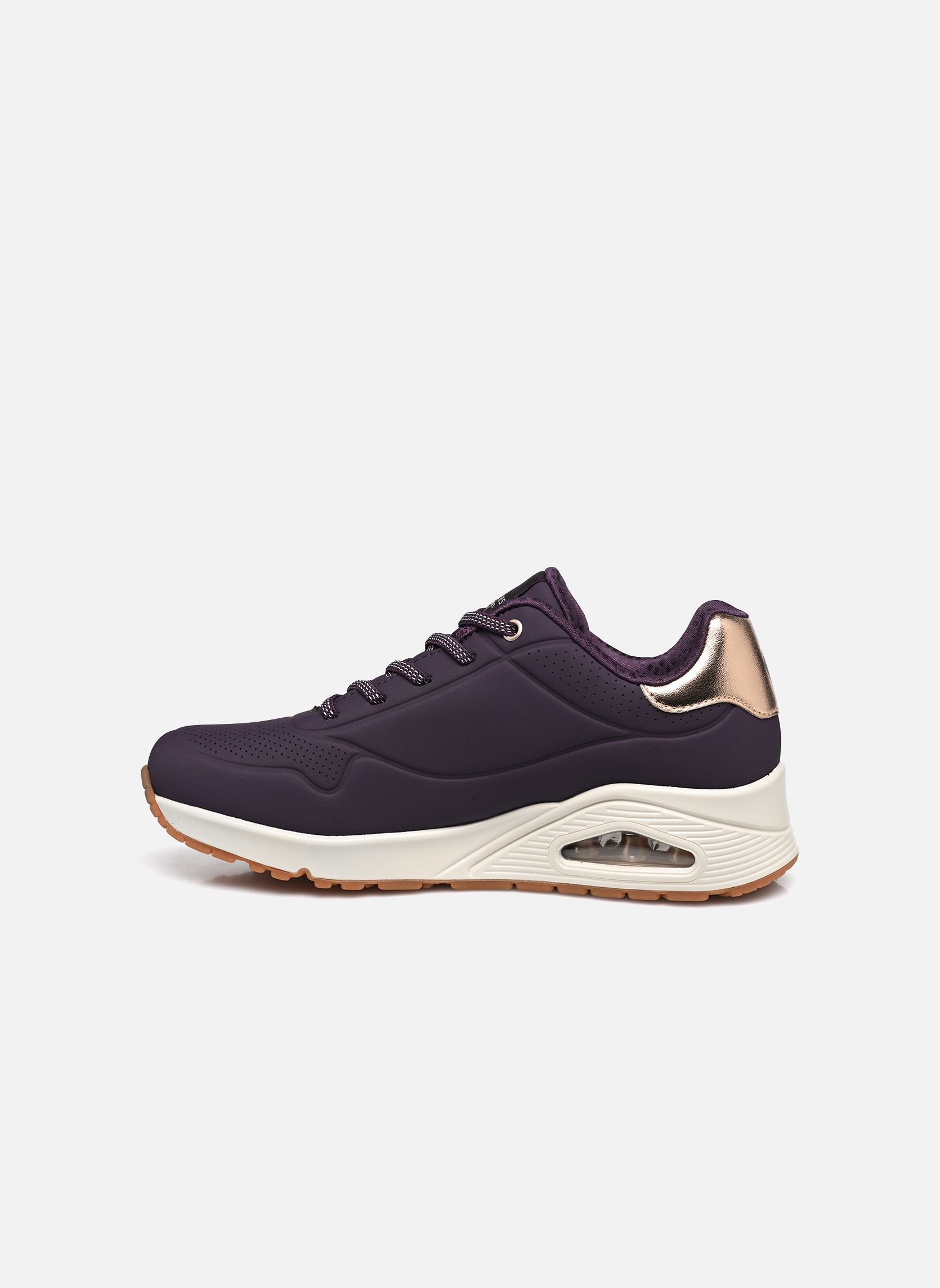 Baskets basses Uno - Shimmer Away femme violet Skechers Baskets basses Uno - Shimmer Away femme violet DKPR