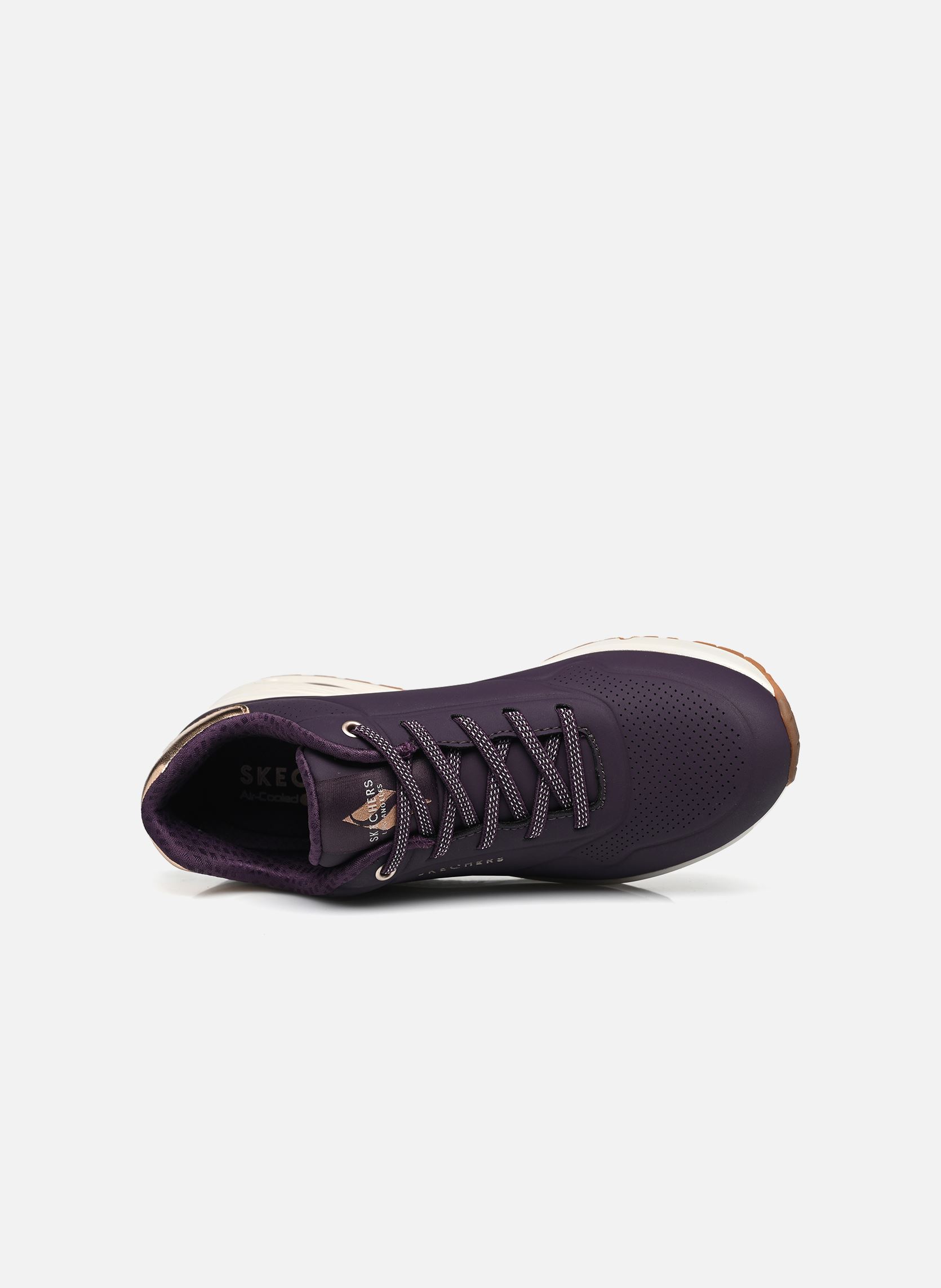 Baskets basses Uno - Shimmer Away femme violet Skechers Baskets basses Uno - Shimmer Away femme violet DKPR