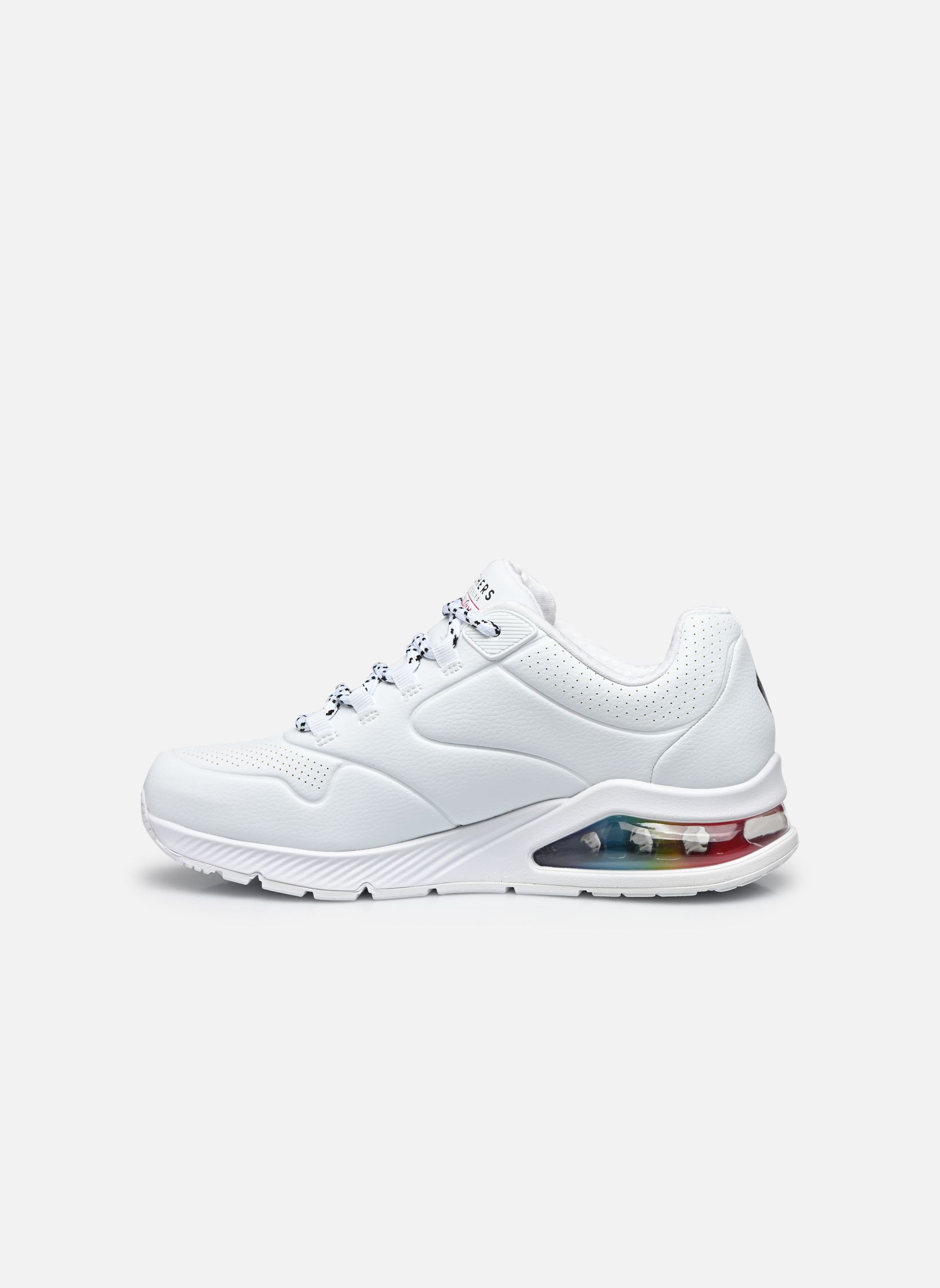 Niedrige Sneaker Uno 2 - Floating Love Goldcrown damen weiß Skechers Niedrige Sneaker Uno 2 - Floating Love Goldcrown damen weiß WHT