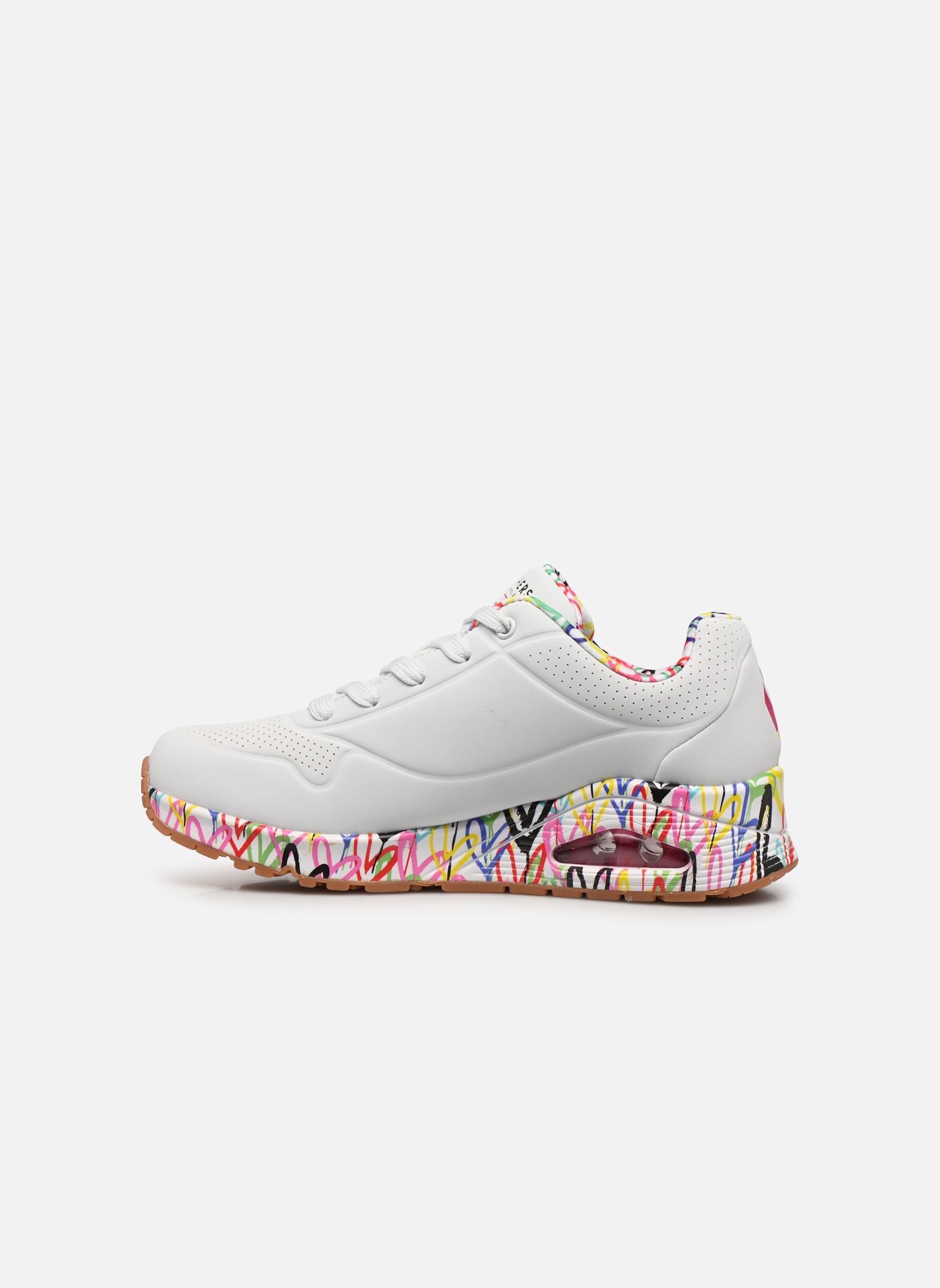 Baskets basses Uno - Loving Love Goldcrown femme blanc Skechers Baskets basses Uno - Loving Love Goldcrown femme blanc WHT