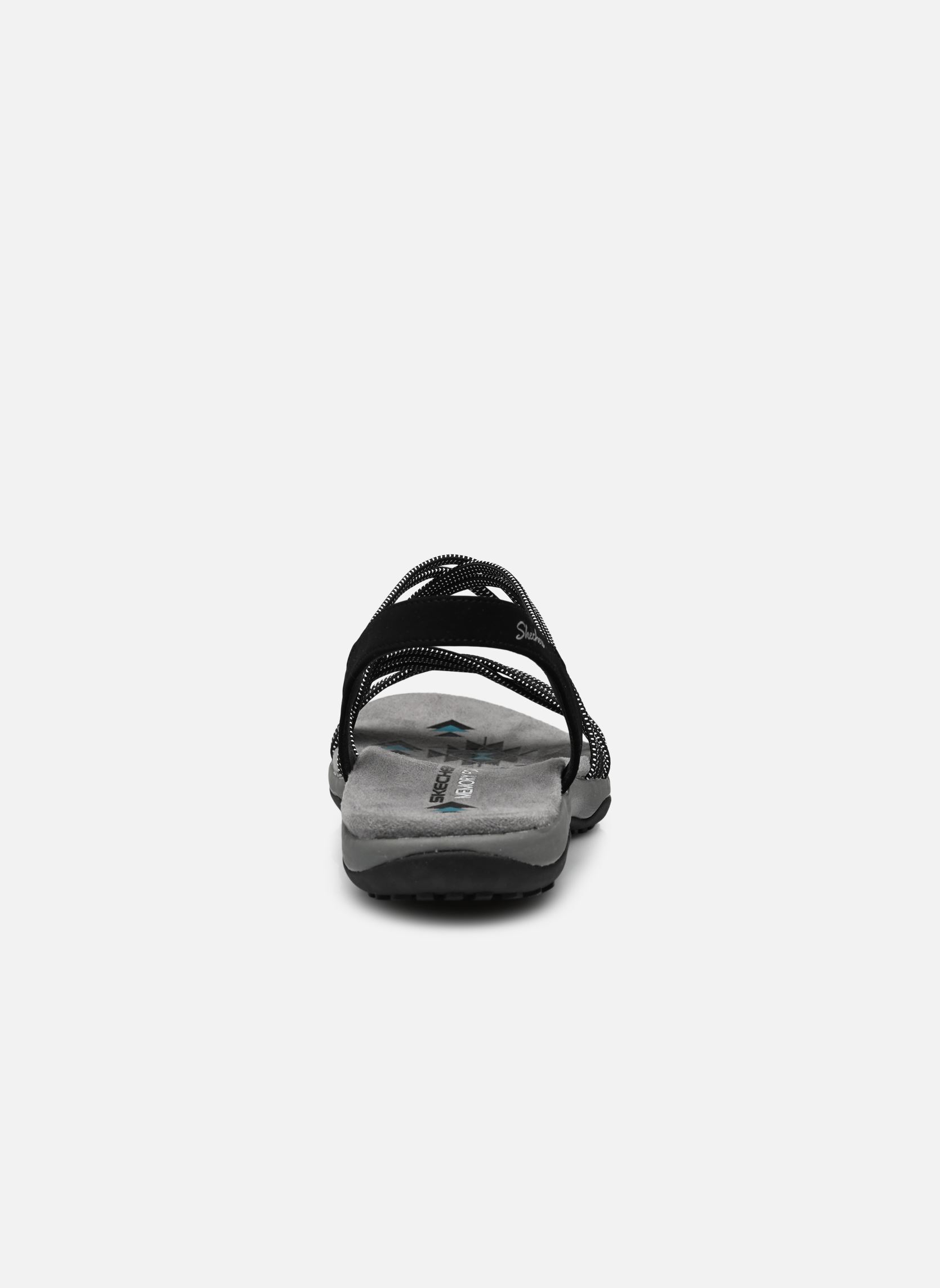 Sandales Reggae Slim - Turn It Up femme noir Skechers Sandales Reggae Slim - Turn It Up femme noir BLK